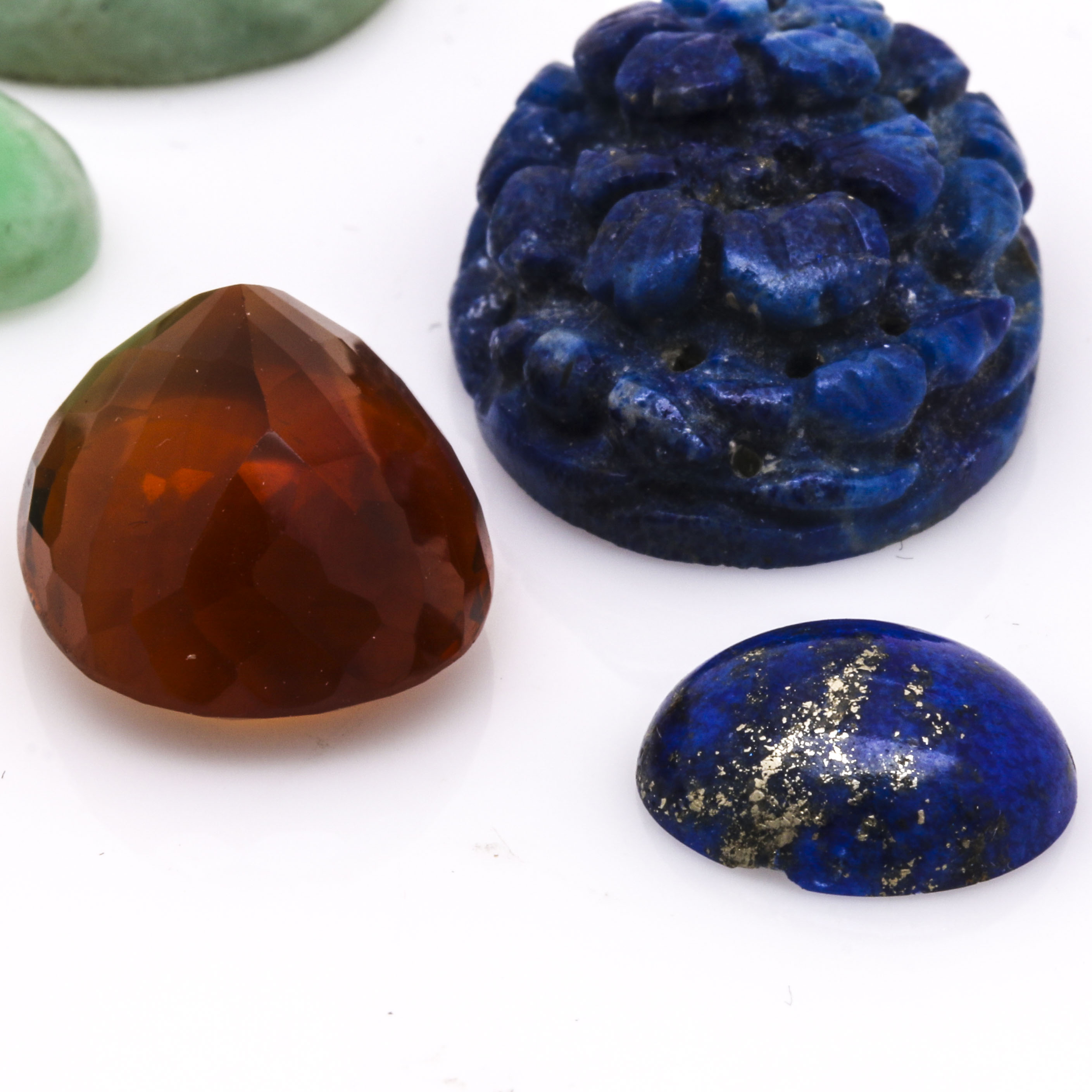Assortment of Loose Colored Gemstones