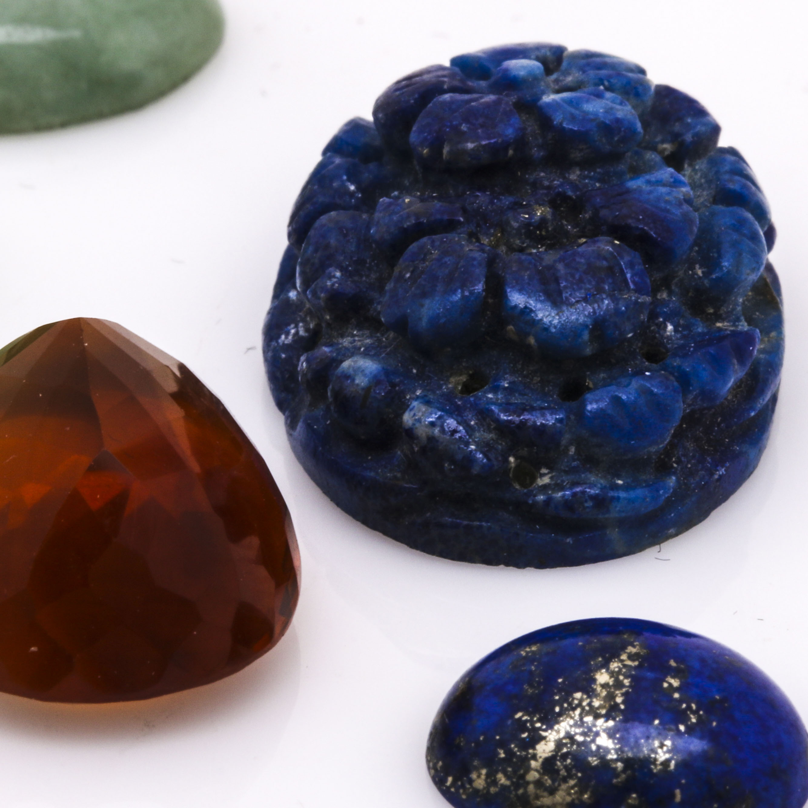 Assortment of Loose Colored Gemstones