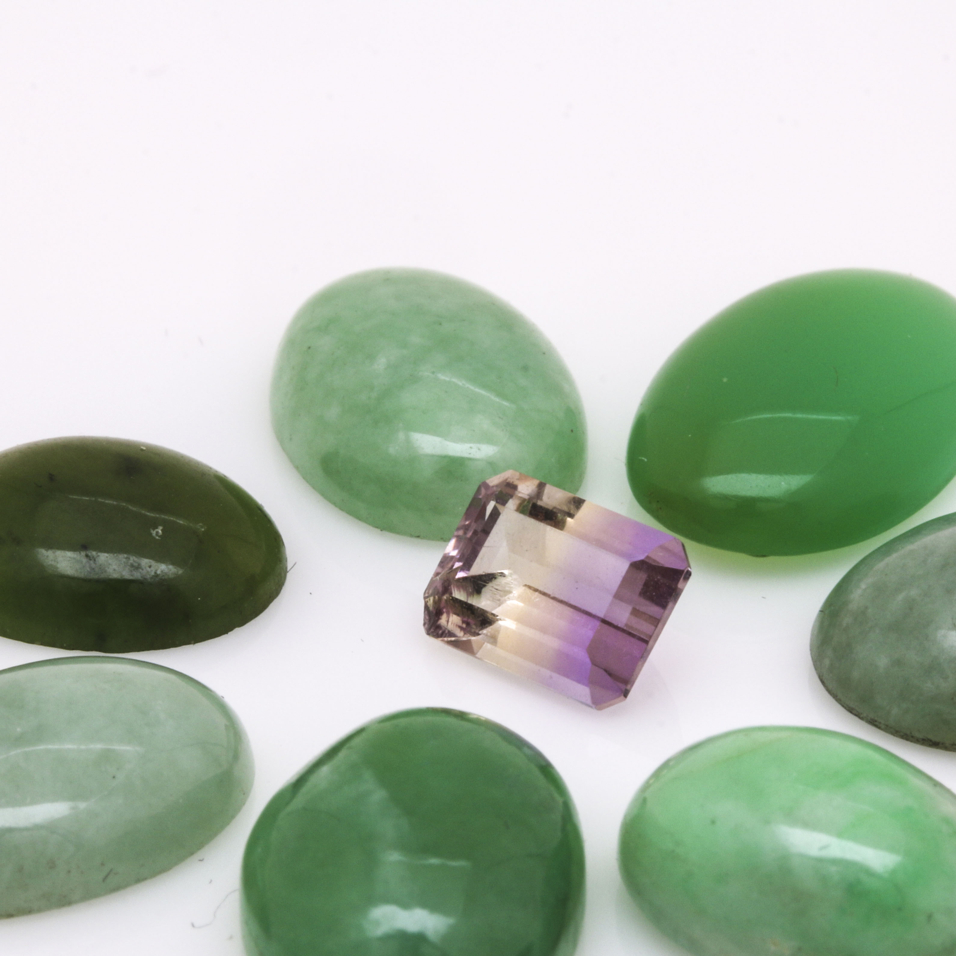 Assortment of Loose Colored Gemstones