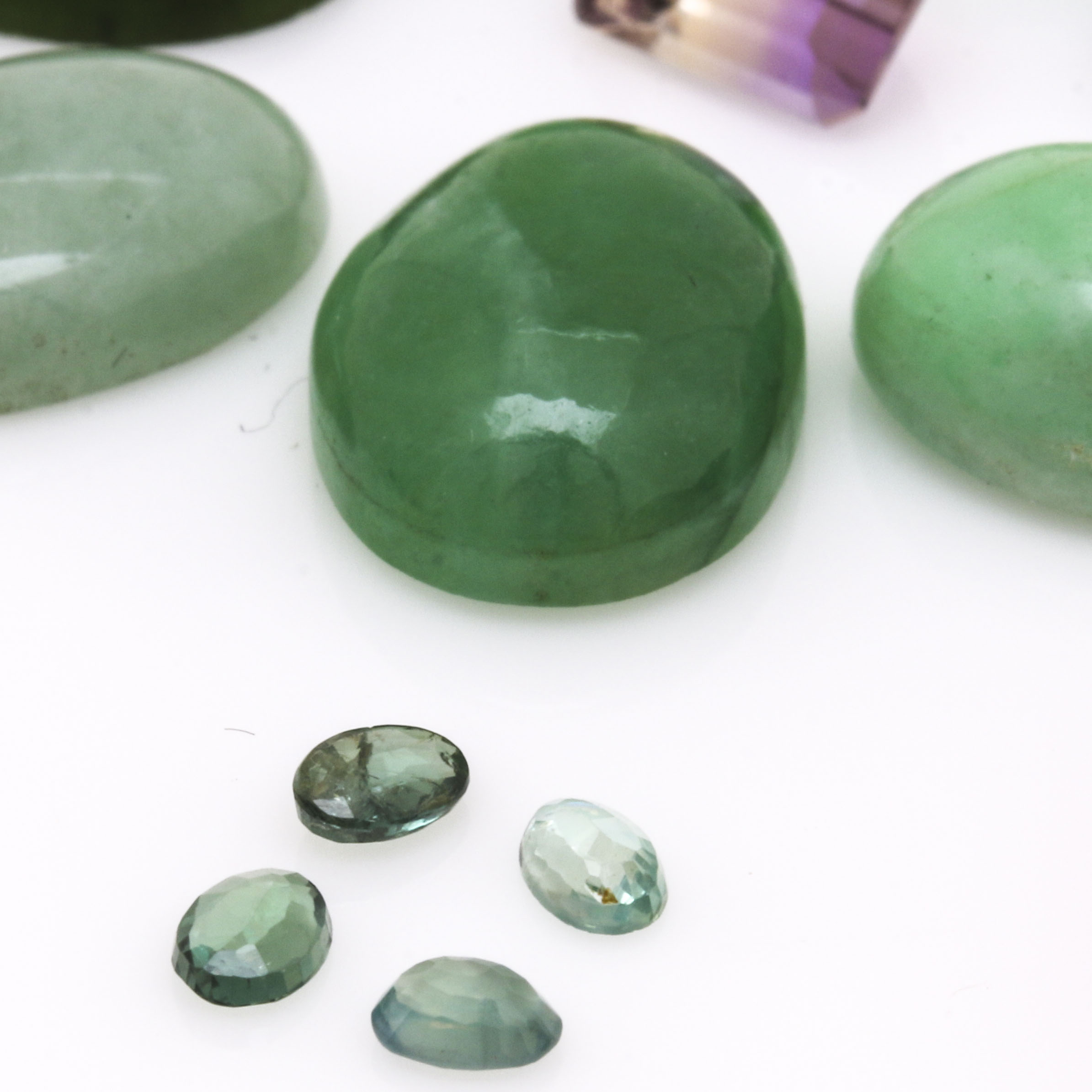 Assortment of Loose Colored Gemstones