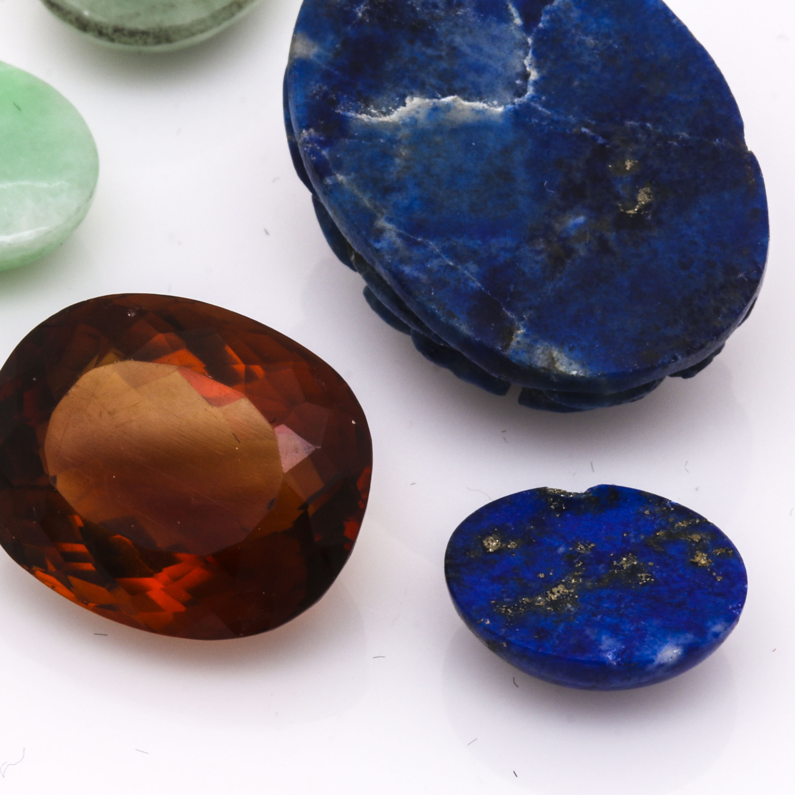 Assortment of Loose Colored Gemstones