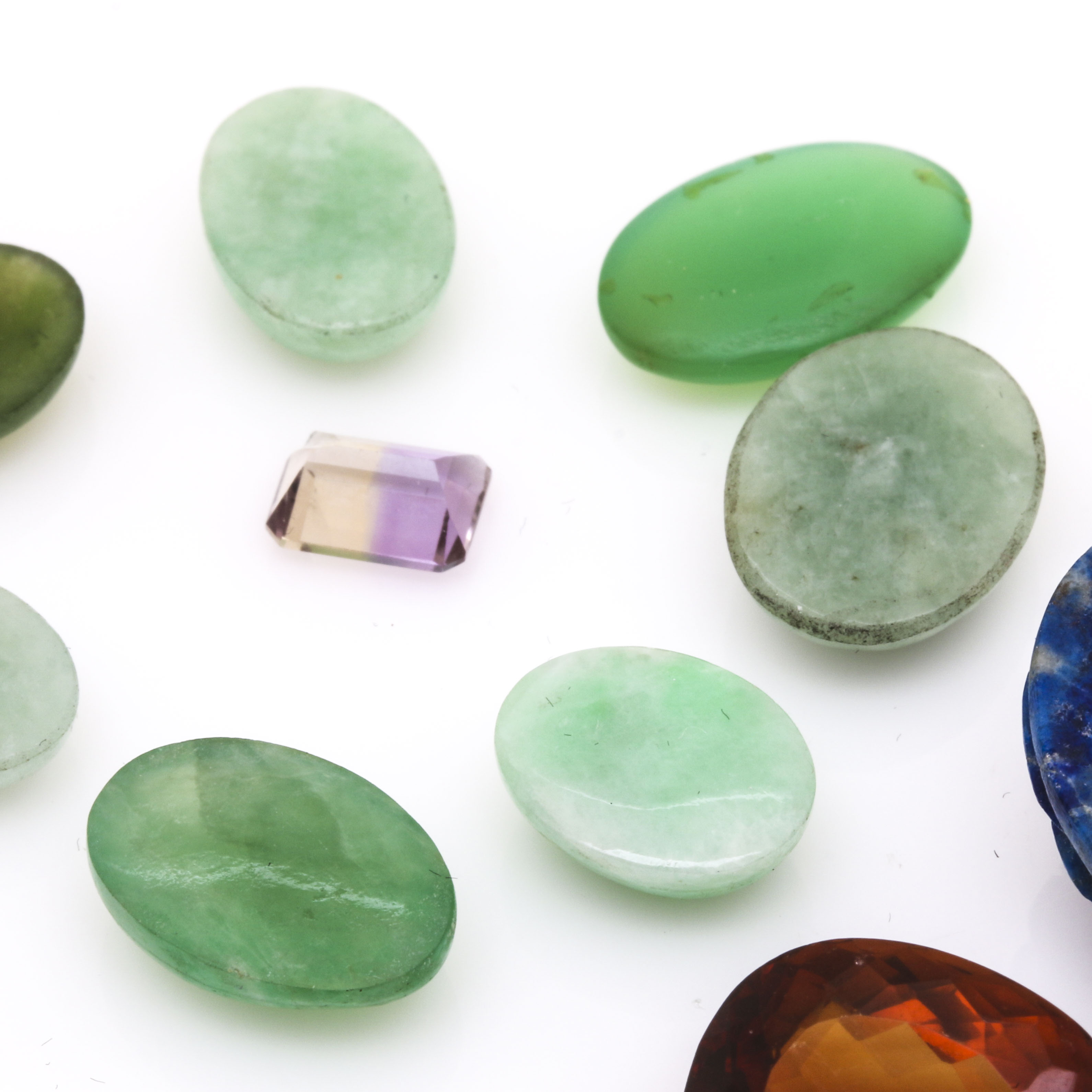 Assortment of Loose Colored Gemstones