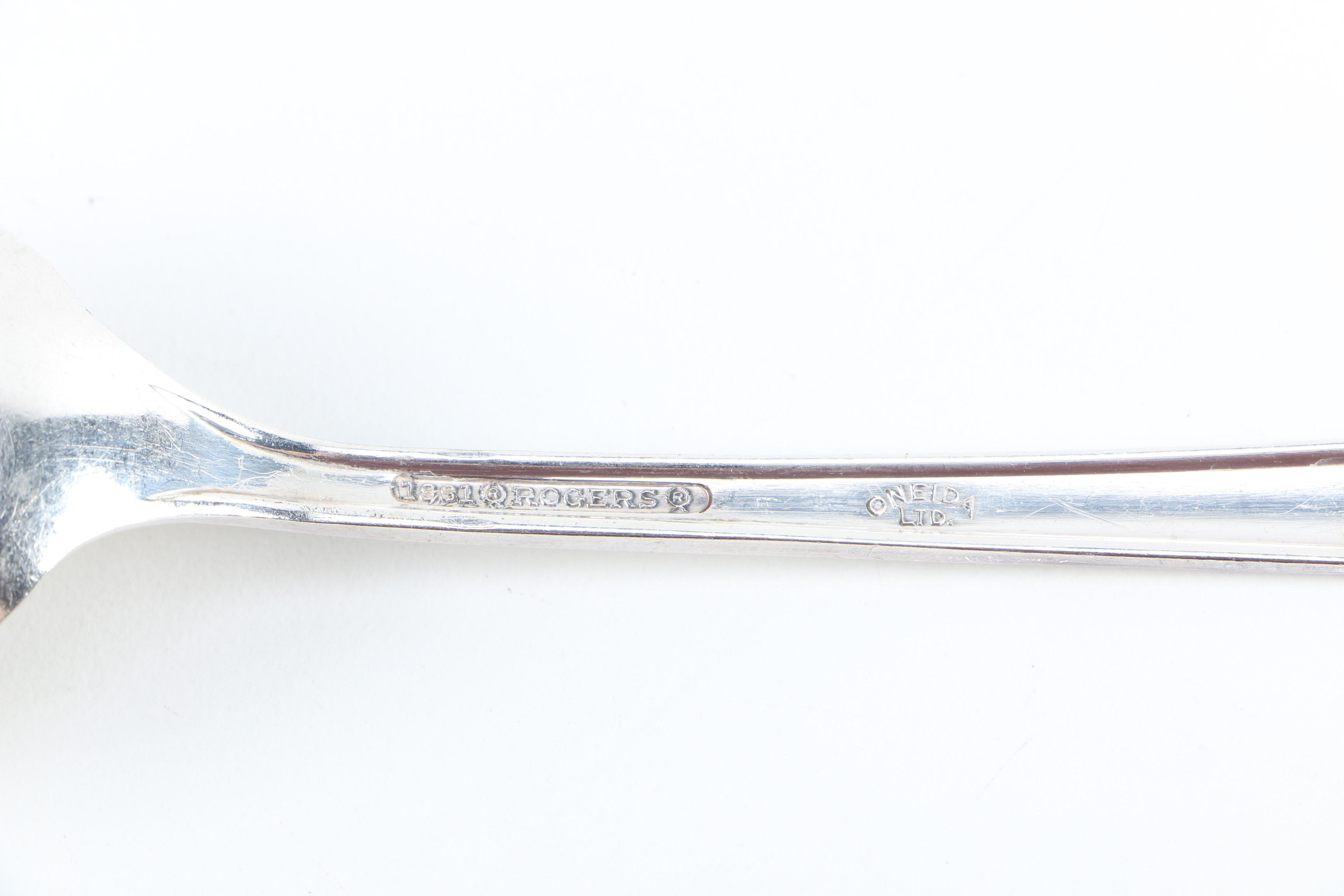 1881 Rogers and Oneida "Del Mar" Silver Plate Flatware