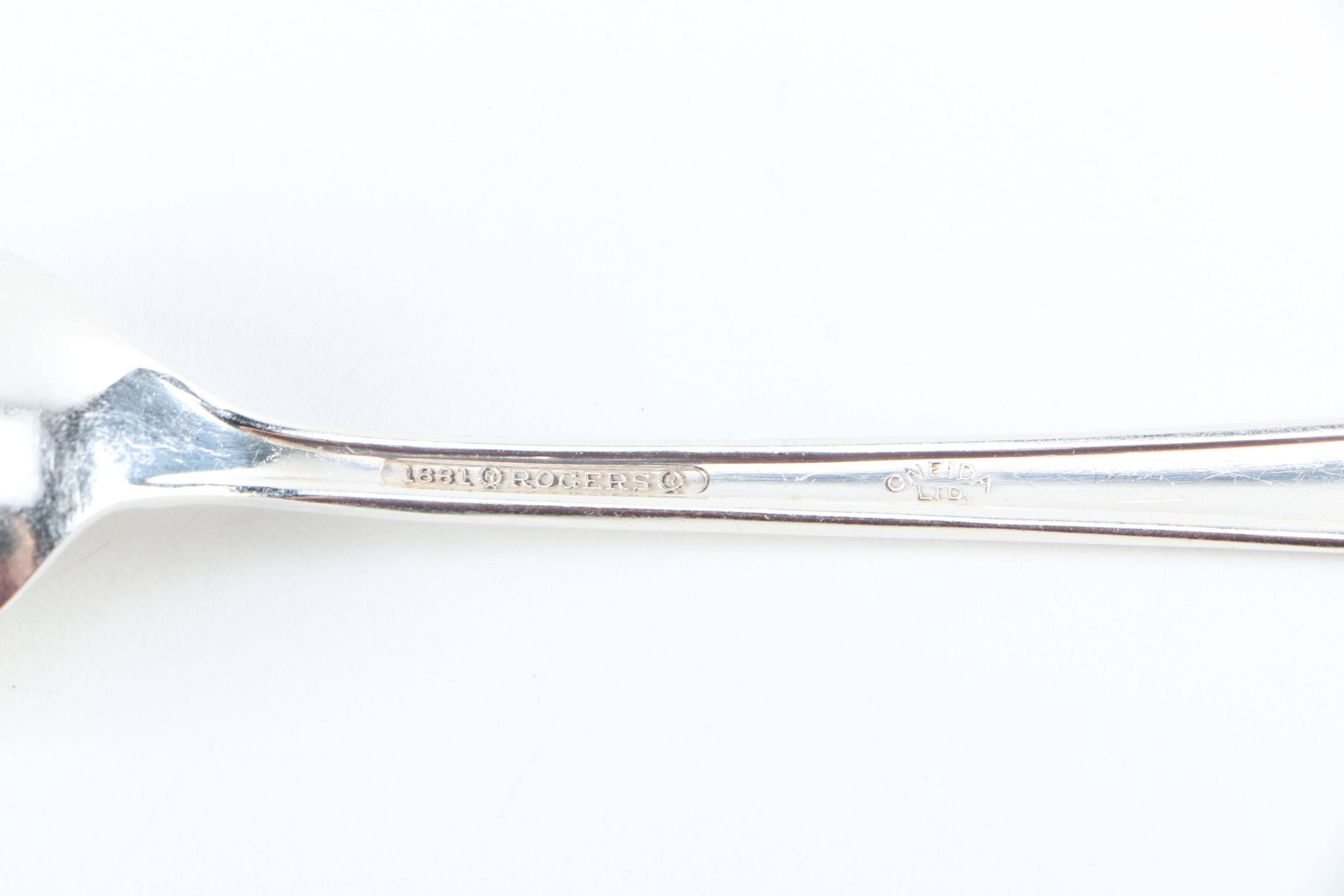 1881 Rogers and Oneida "Del Mar" Silver Plate Flatware