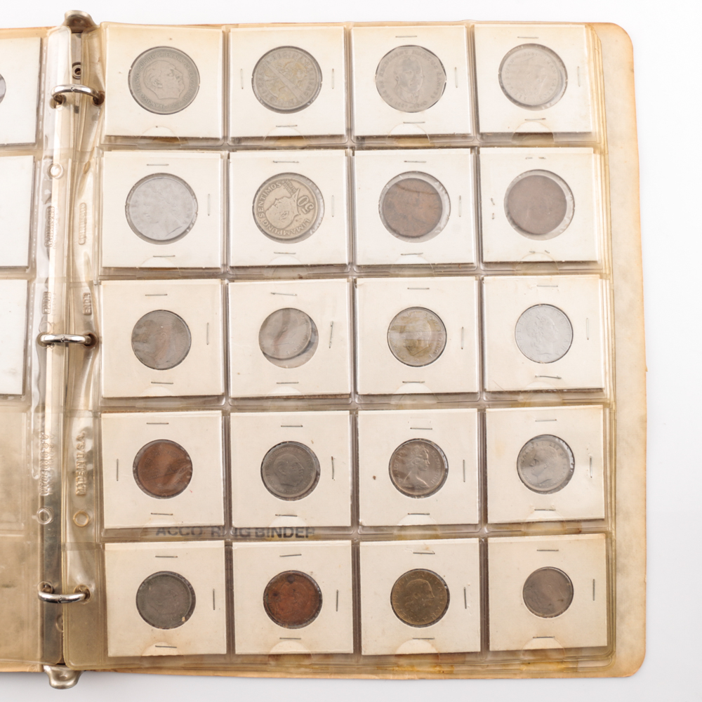 Binder of U.S. and Foreign Coins