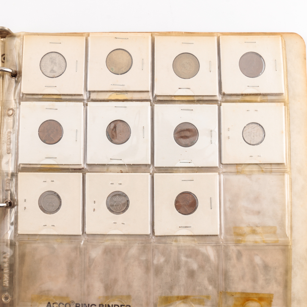 Binder of U.S. and Foreign Coins