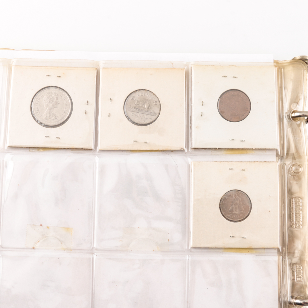 Binder of U.S. and Foreign Coins