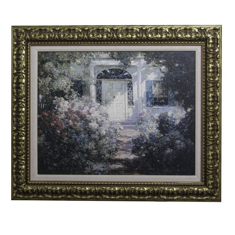 After Abbott Fuller Graves Giclee on Board "Doorway and Garden"