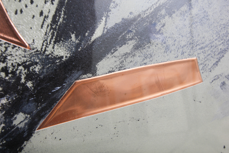 Jack Eggman Mixed Media Monotype "Crescendo"