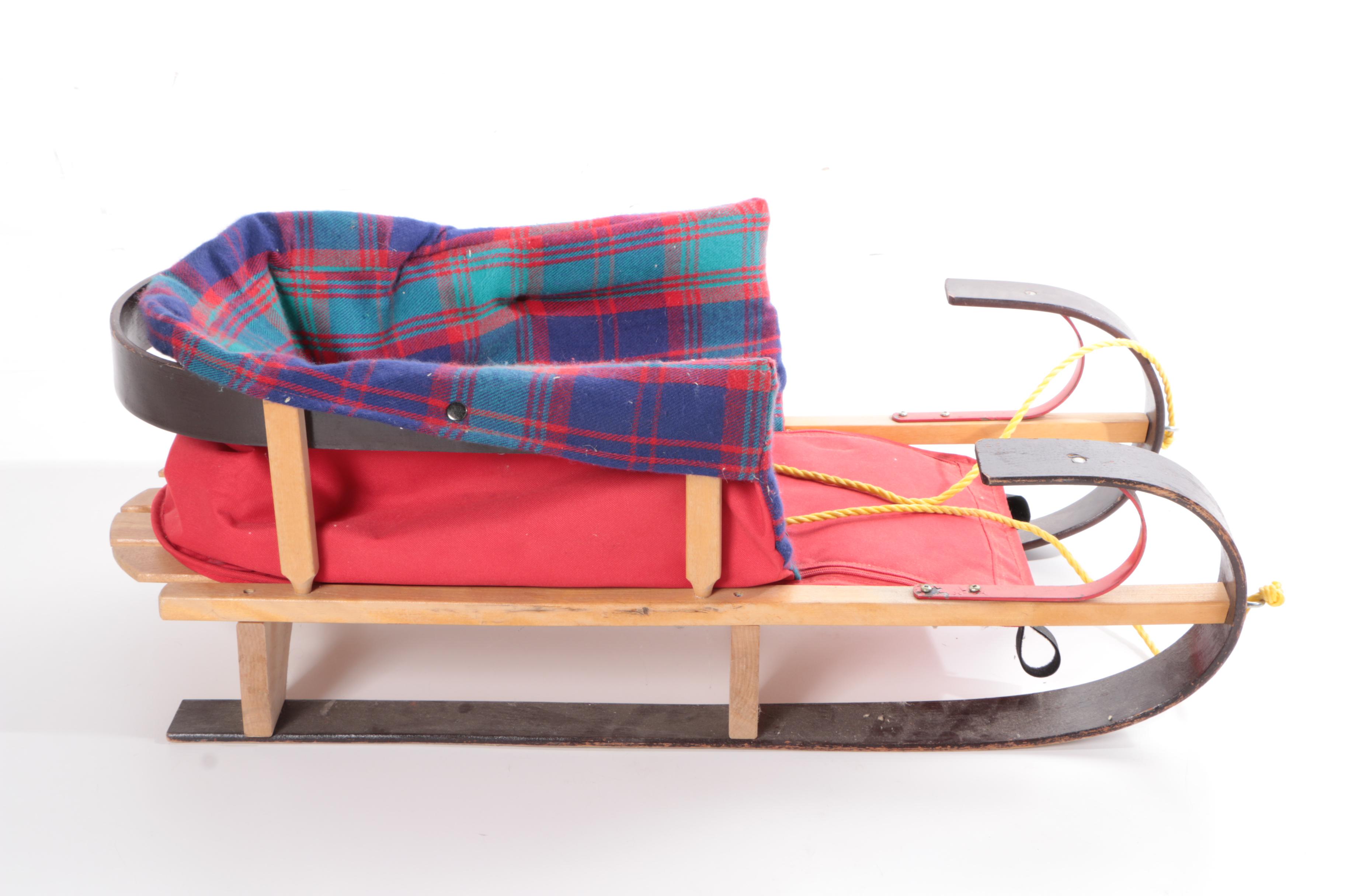 Children's Wooden Sled