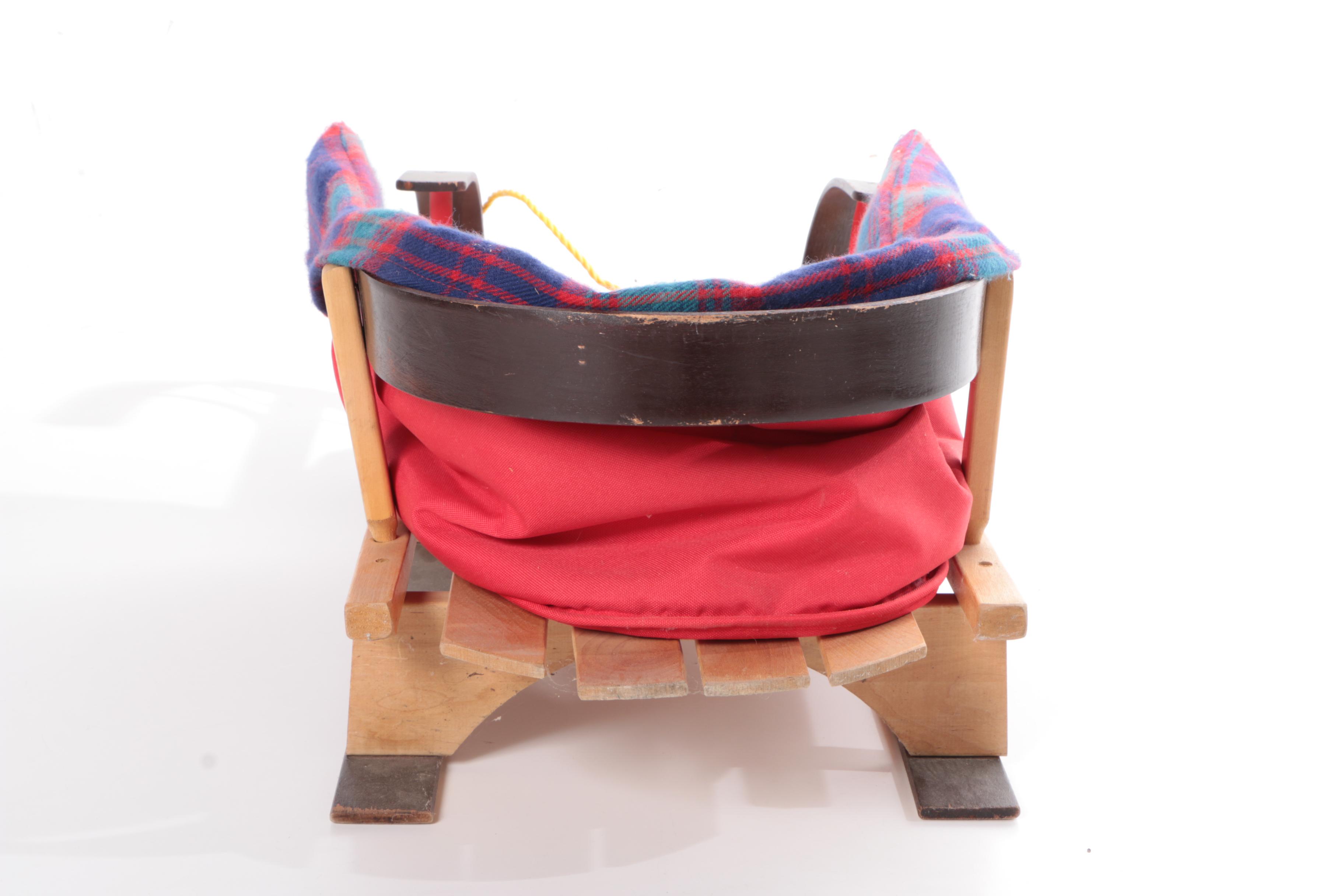 Children's Wooden Sled
