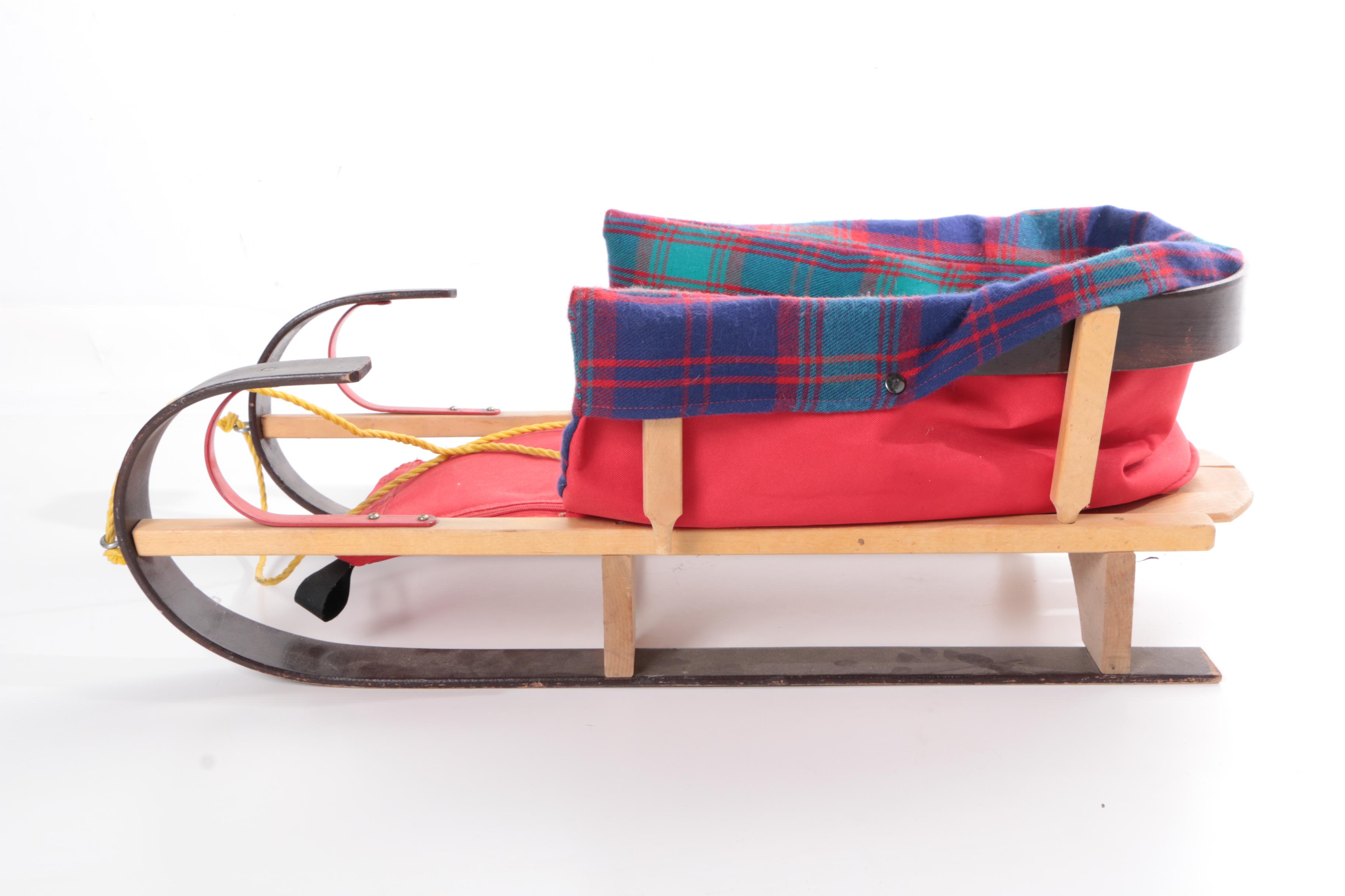 Children's Wooden Sled