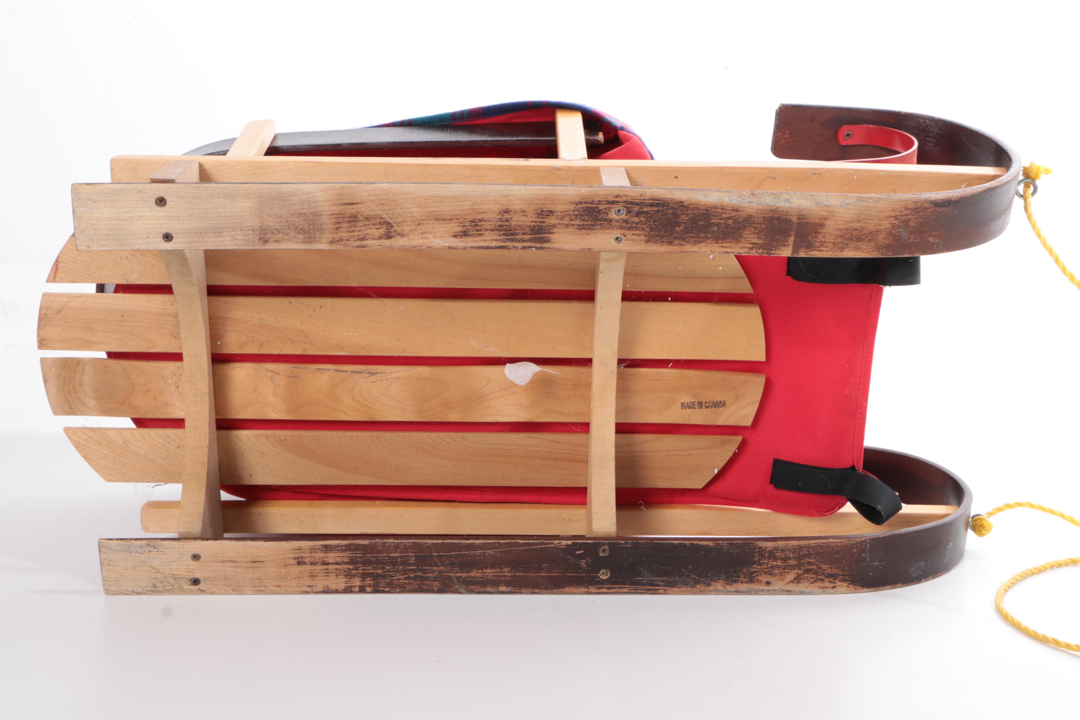 Children's Wooden Sled