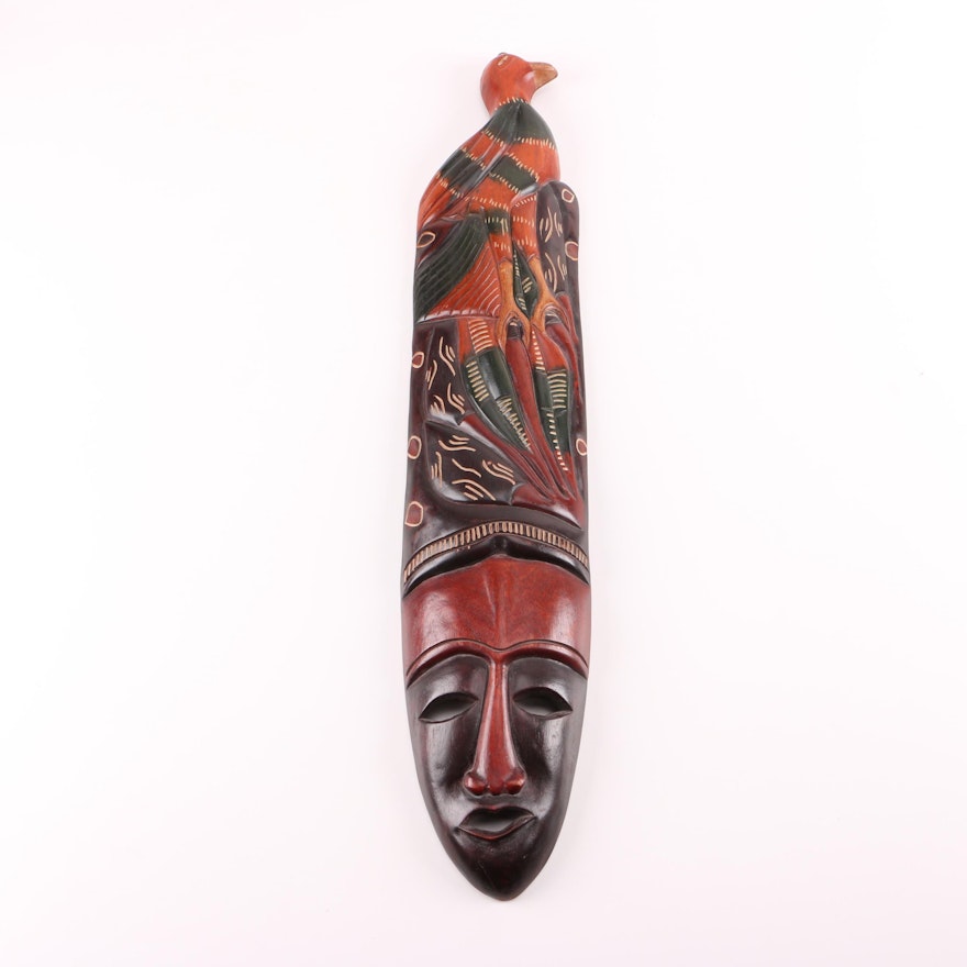 Carved Haitian Style Mask