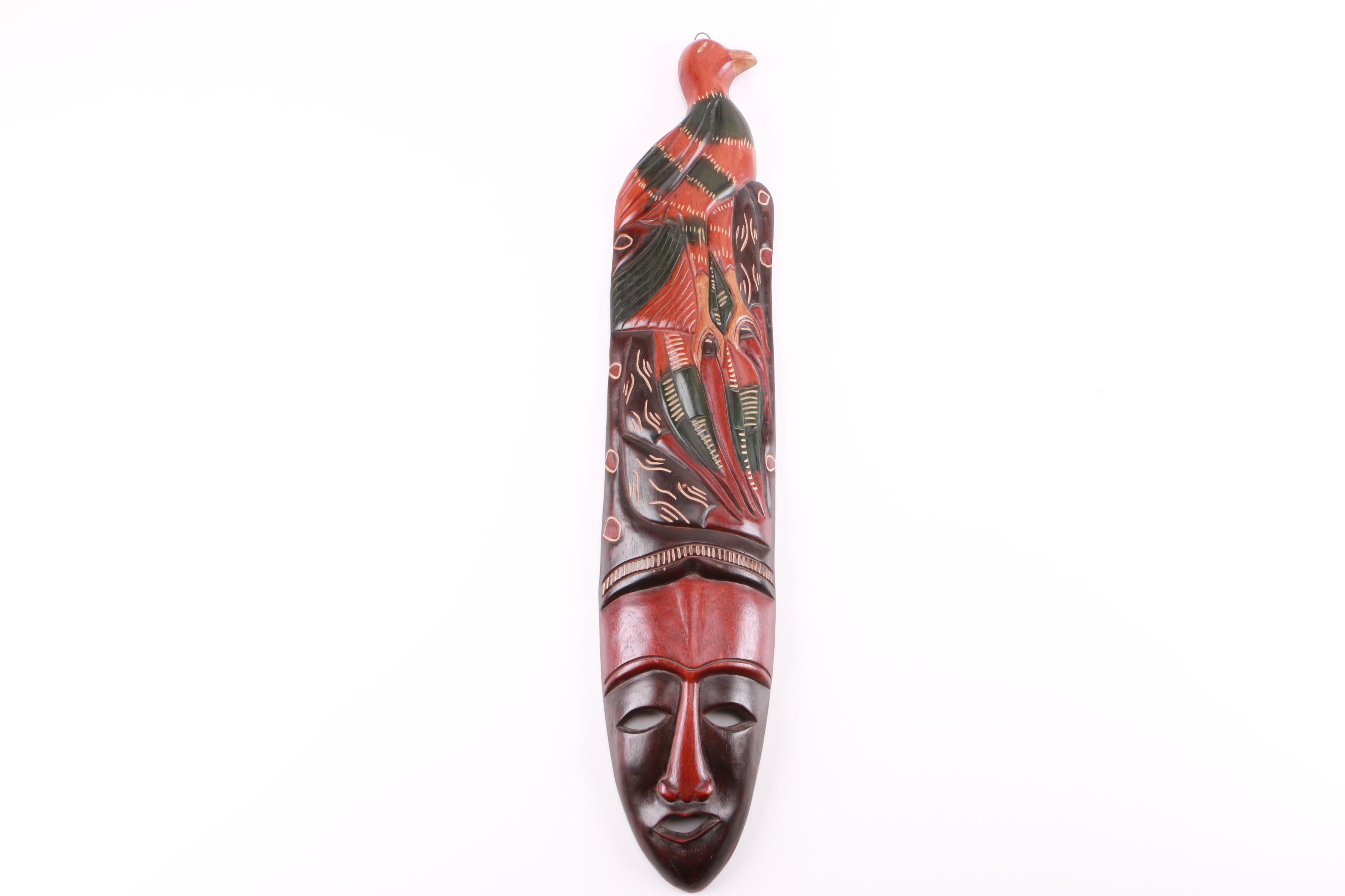 Carved Haitian Style Mask