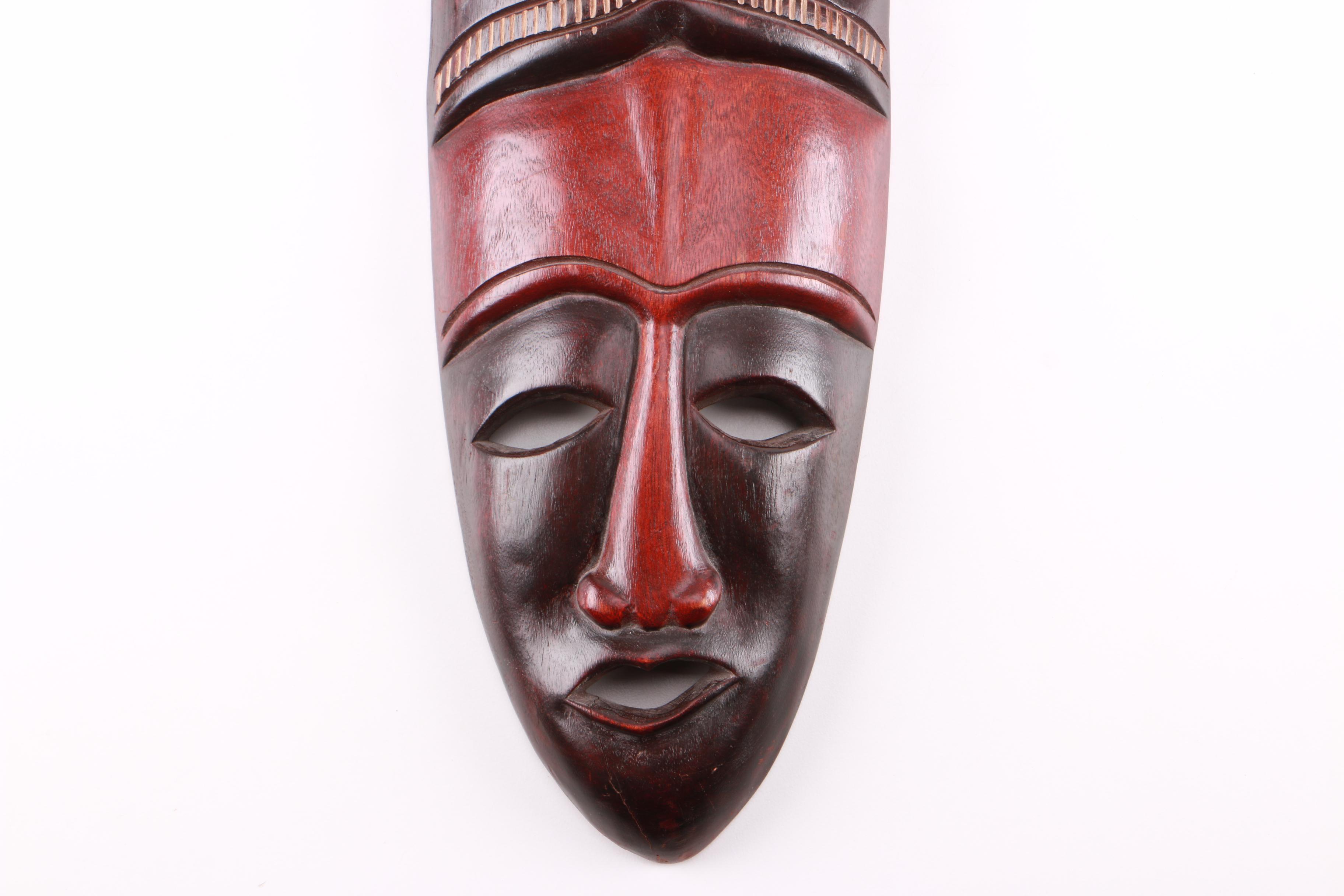 Carved Haitian Style Mask