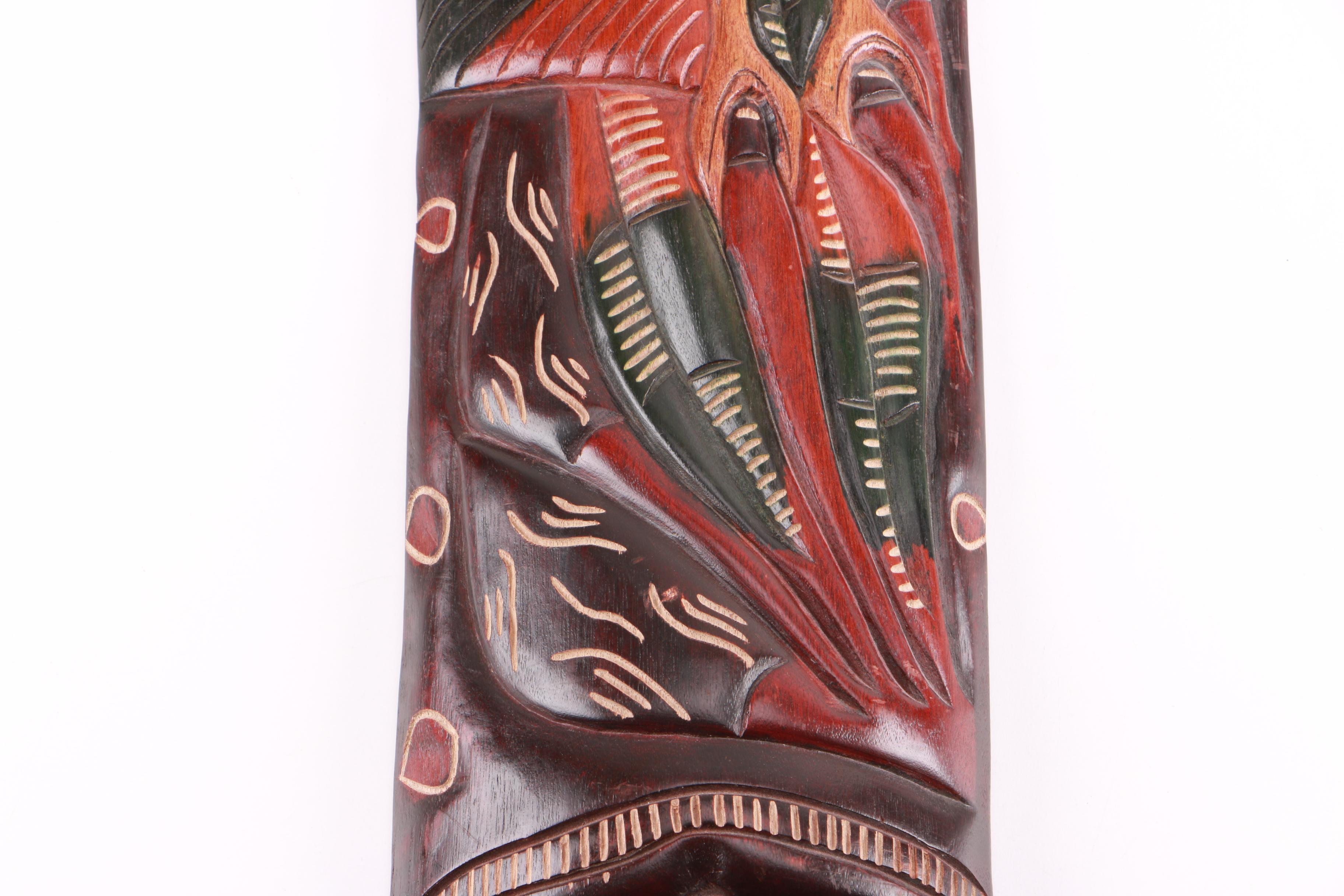 Carved Haitian Style Mask