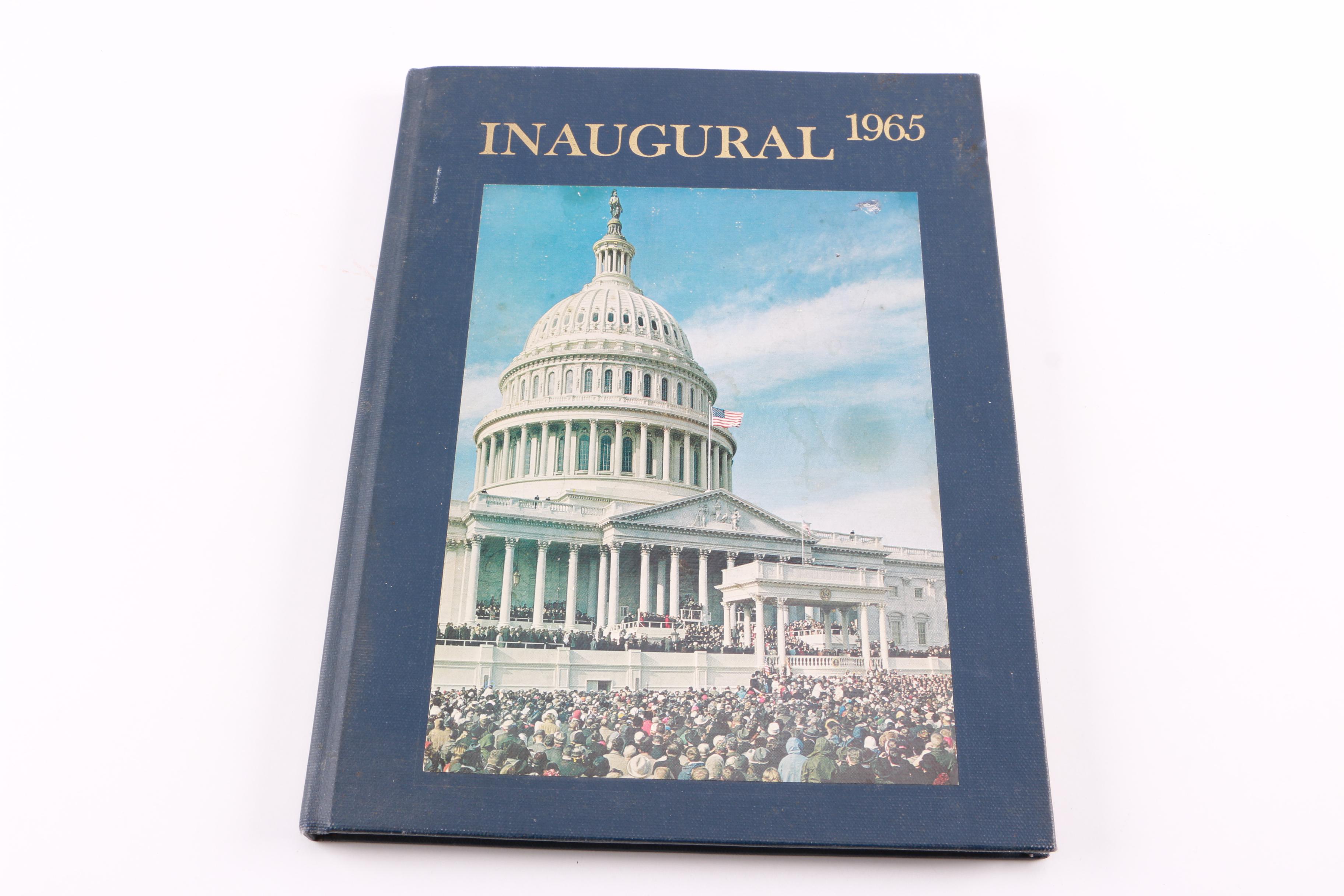 "Inaugural 1965" Signed by Vice President Hubert Humphrey