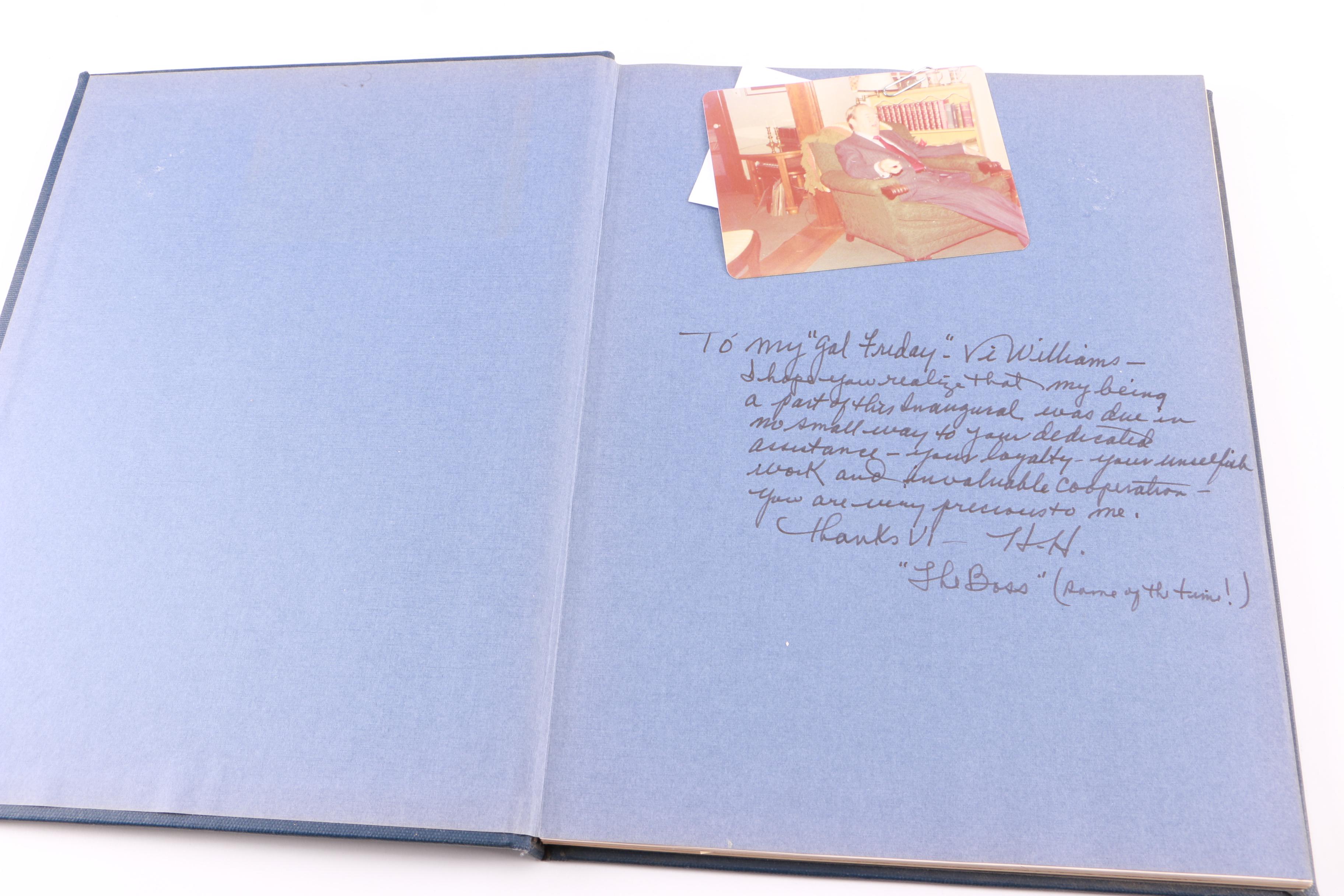 "Inaugural 1965" Signed by Vice President Hubert Humphrey