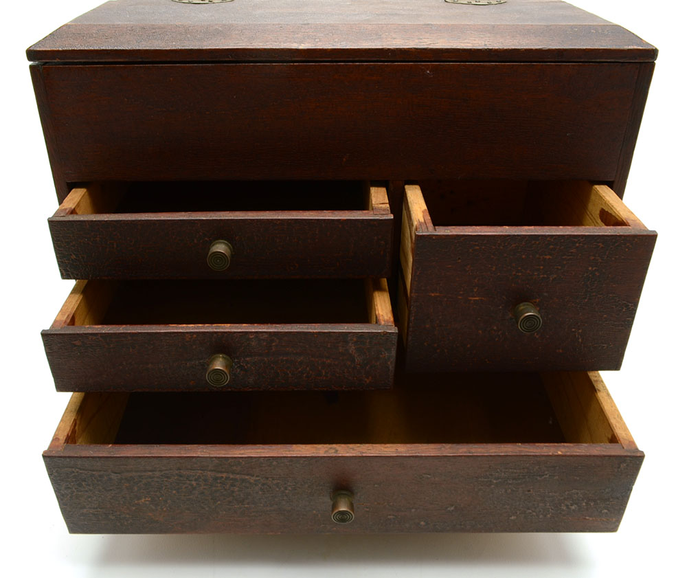 Wooden Four Drawer Cabinet