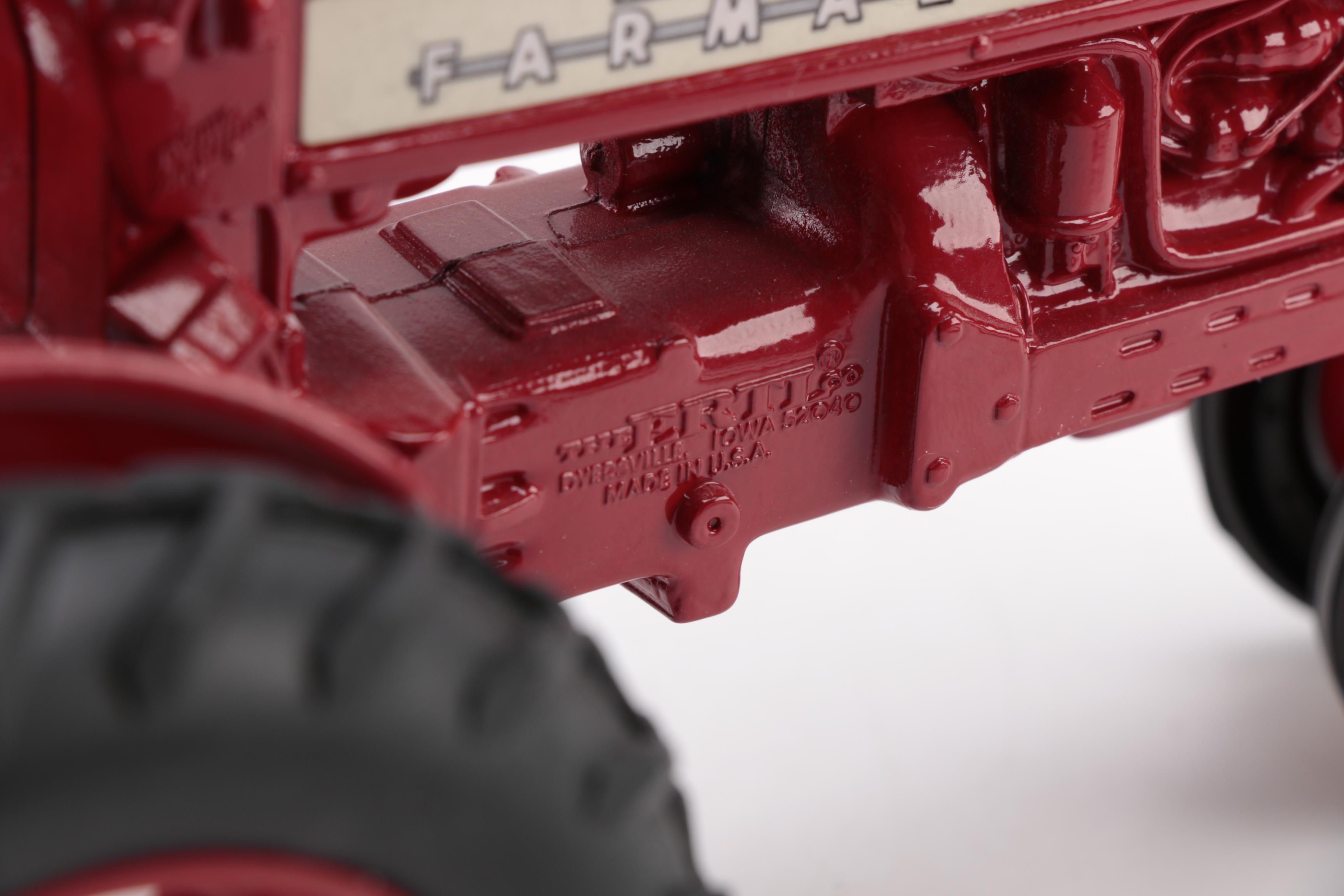 Pair of Metal Tractor Figurines