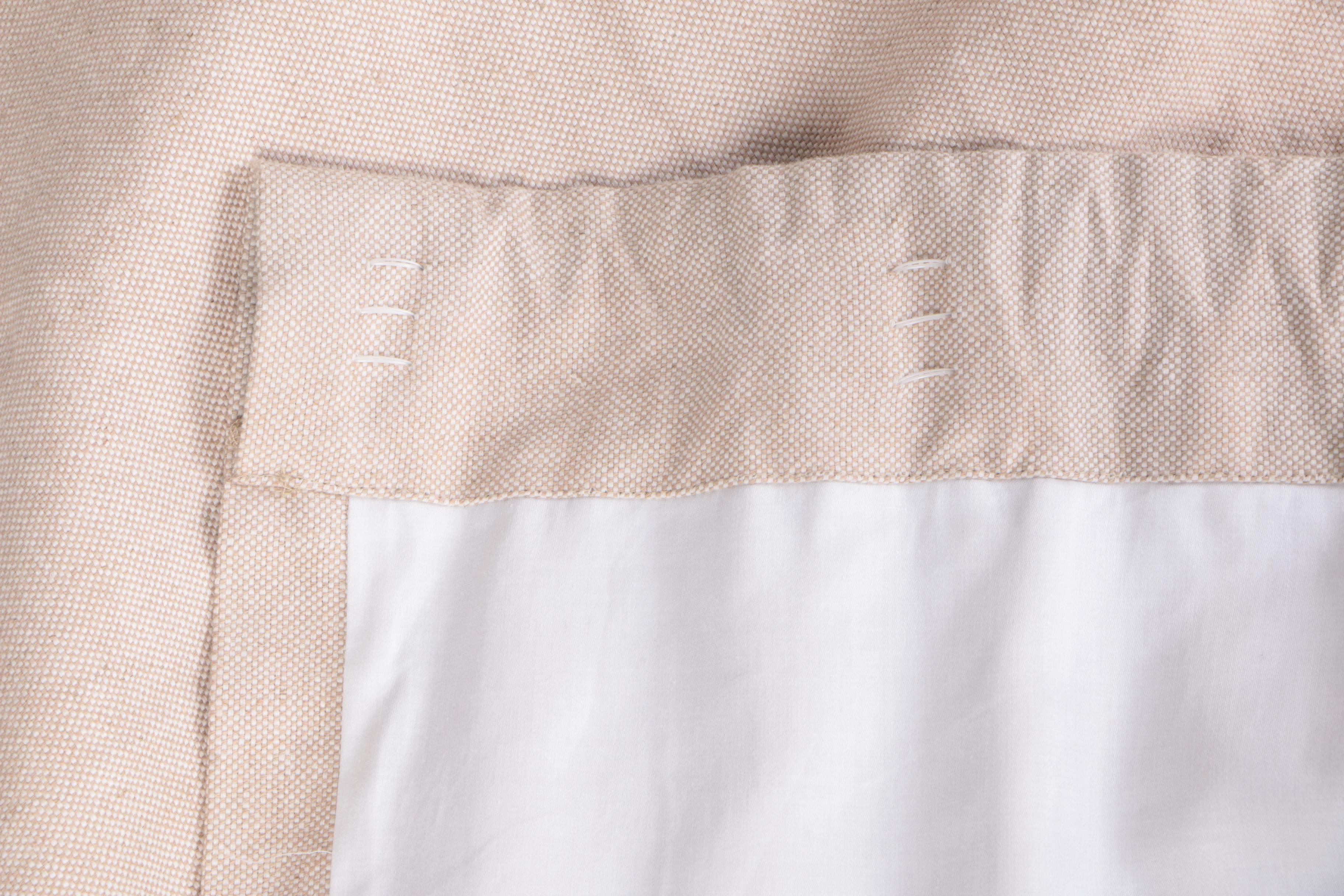 Pottery Barn Grey Curtains and Two Throw Pillows