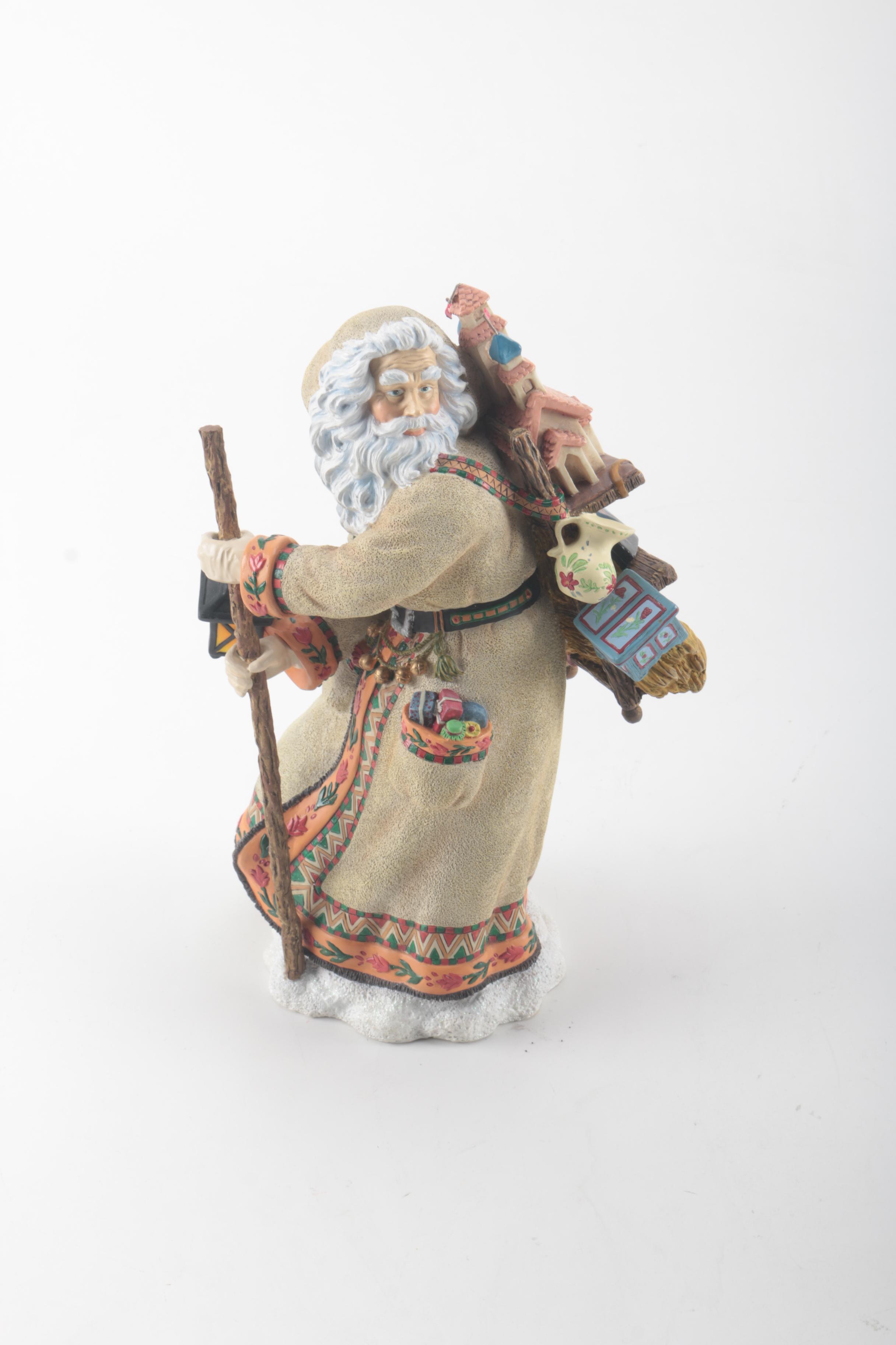 Pipka Santa Figurines Including 1997 "Polish Father Christmas"