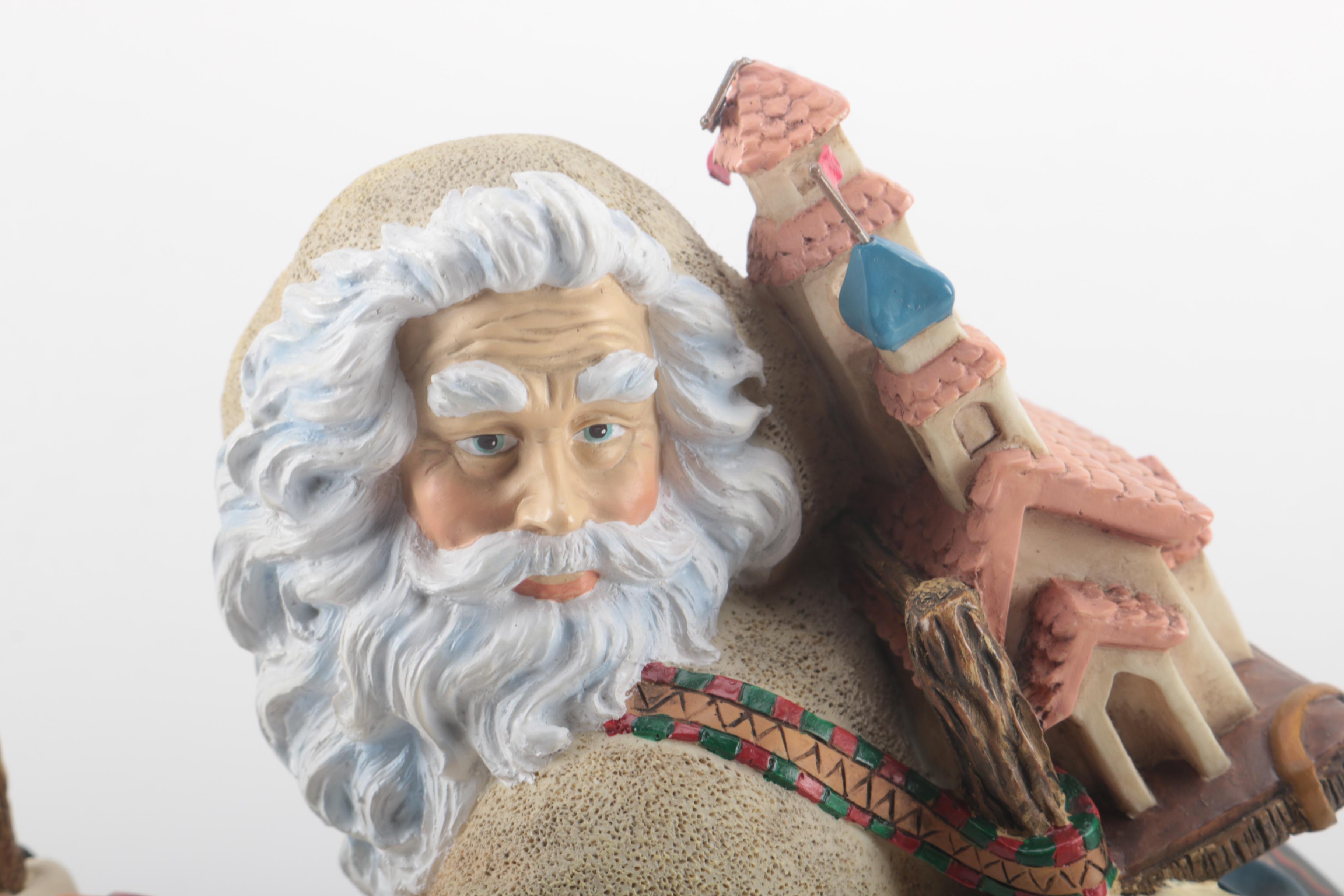 Pipka Santa Figurines Including 1997 "Polish Father Christmas"