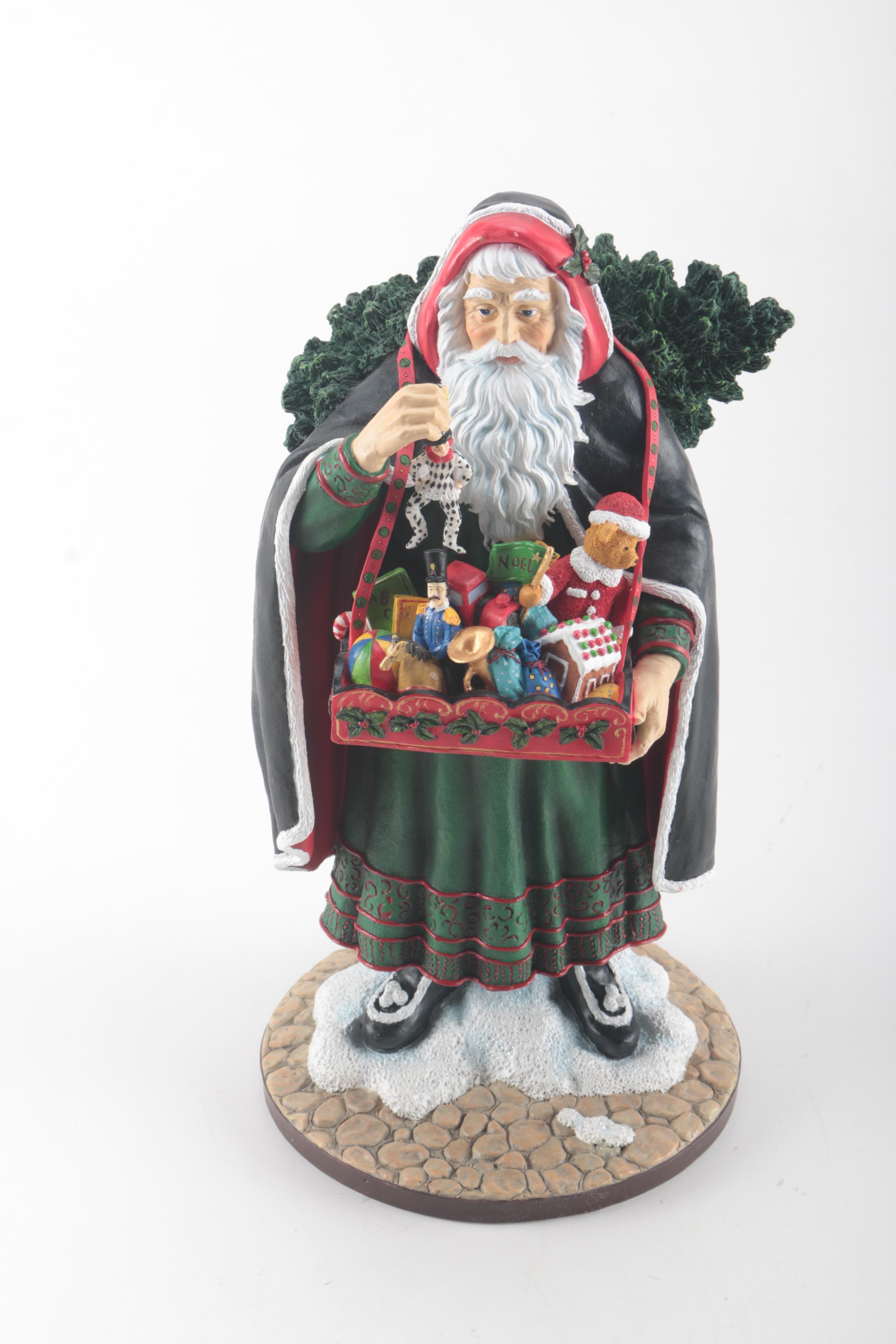 Pipka Santa Figurines Including 1997 "Polish Father Christmas"