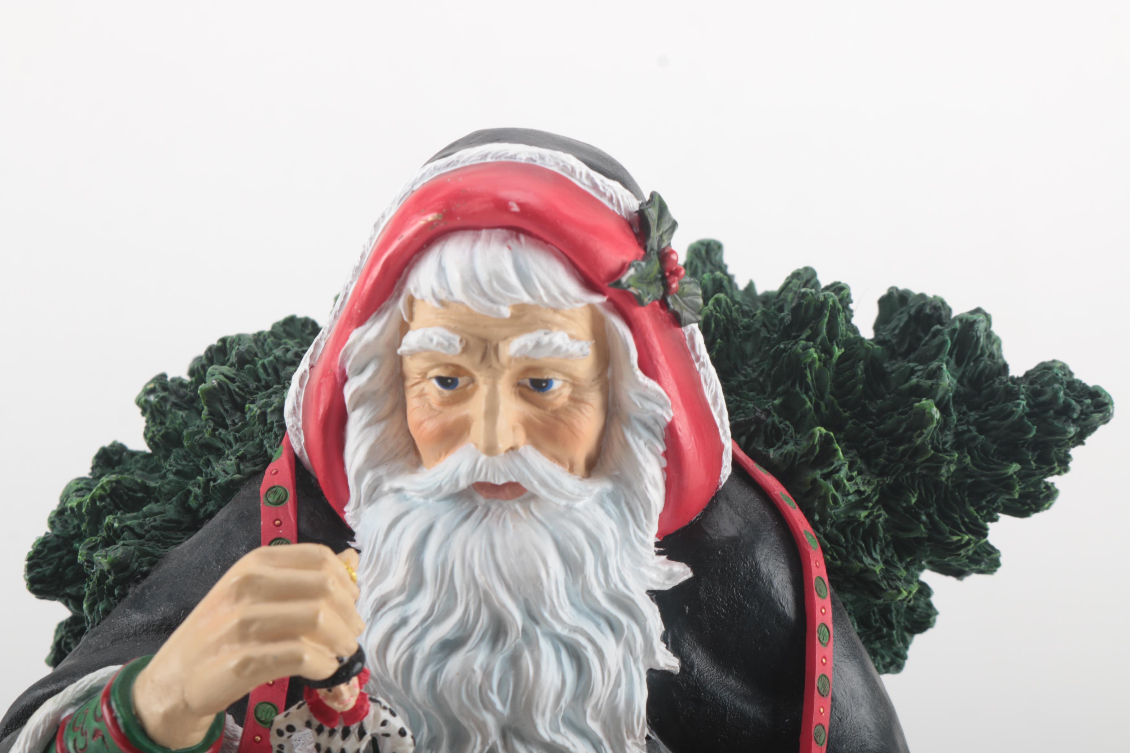 Pipka Santa Figurines Including 1997 "Polish Father Christmas"