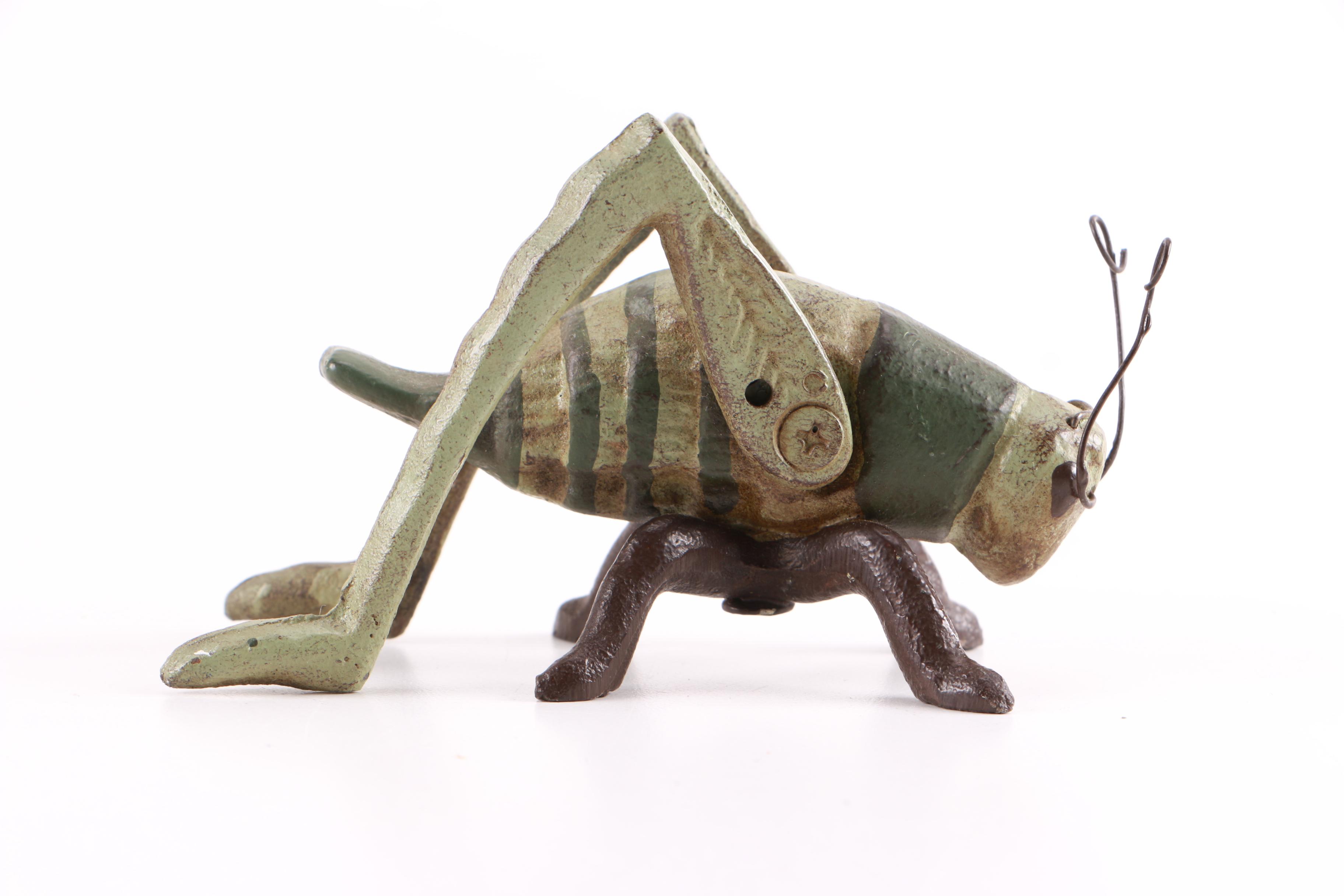 Ladybug, Grasshopper, and Bumble Bee Metal Figurines