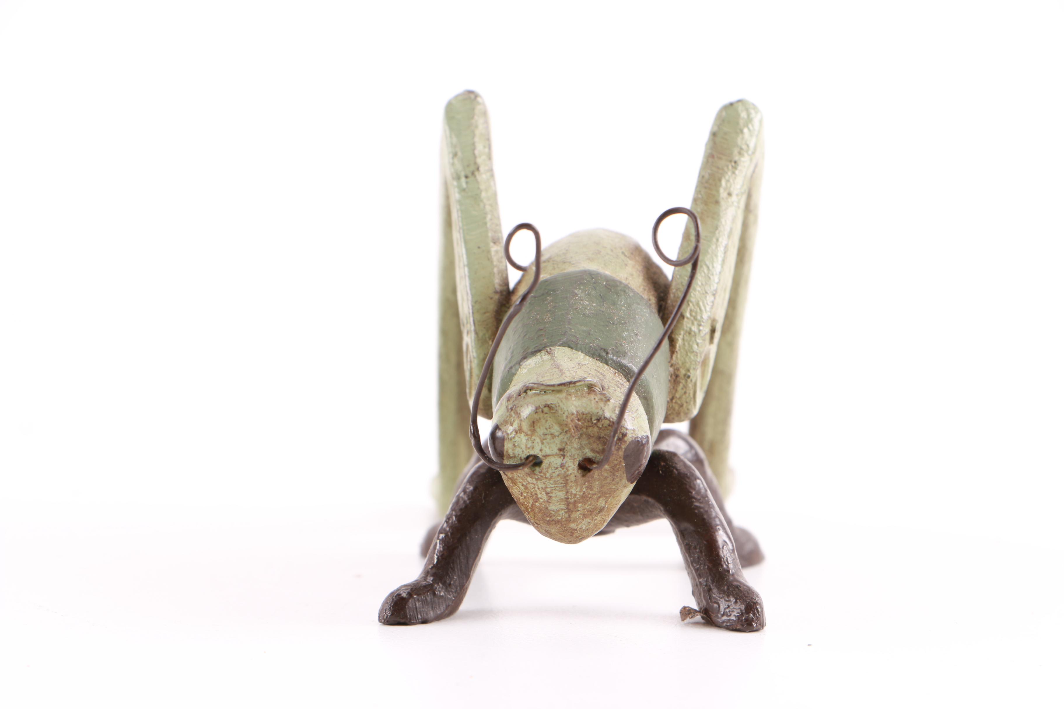 Ladybug, Grasshopper, and Bumble Bee Metal Figurines