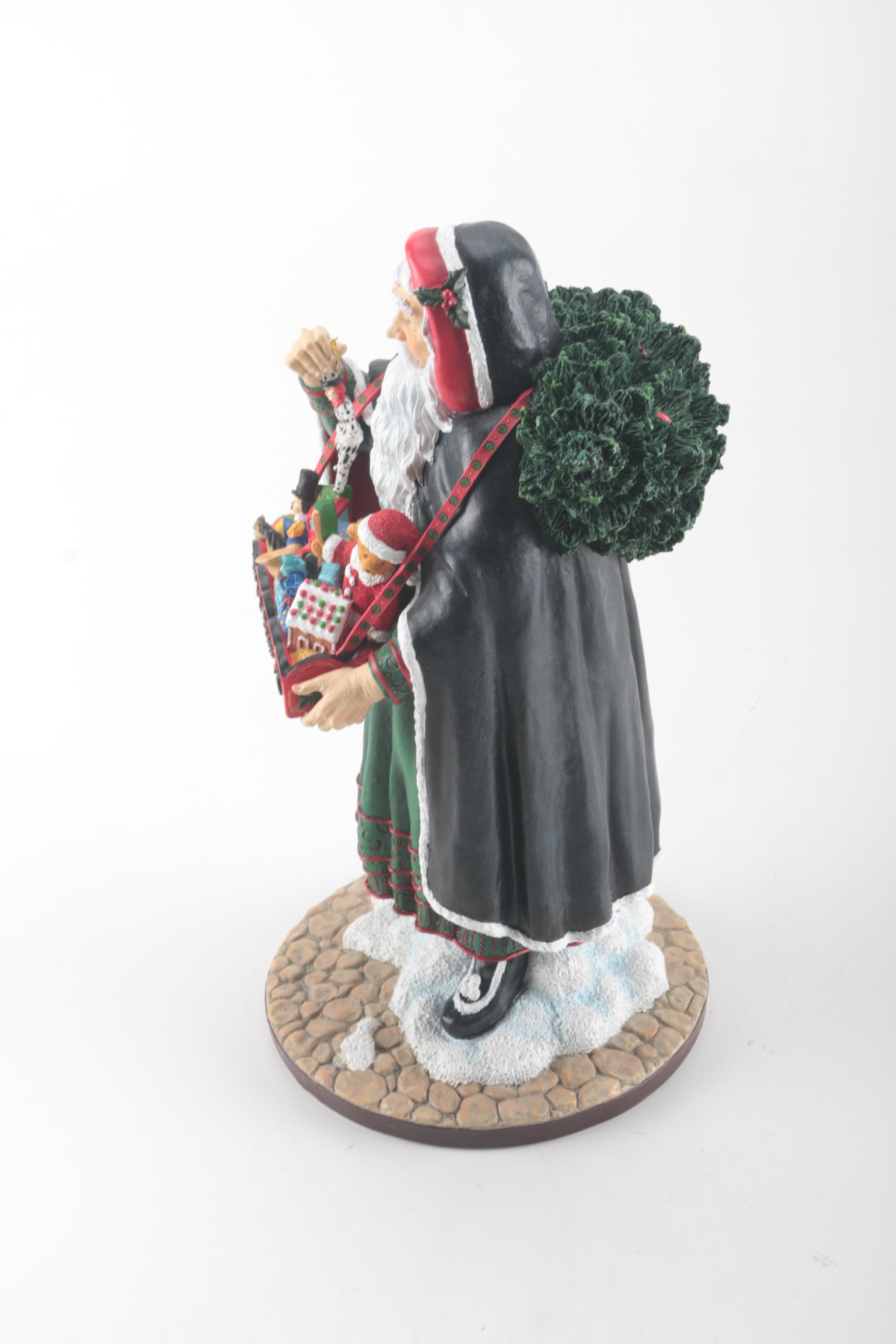 Pipka Santa Figurines Including 1997 "Polish Father Christmas"