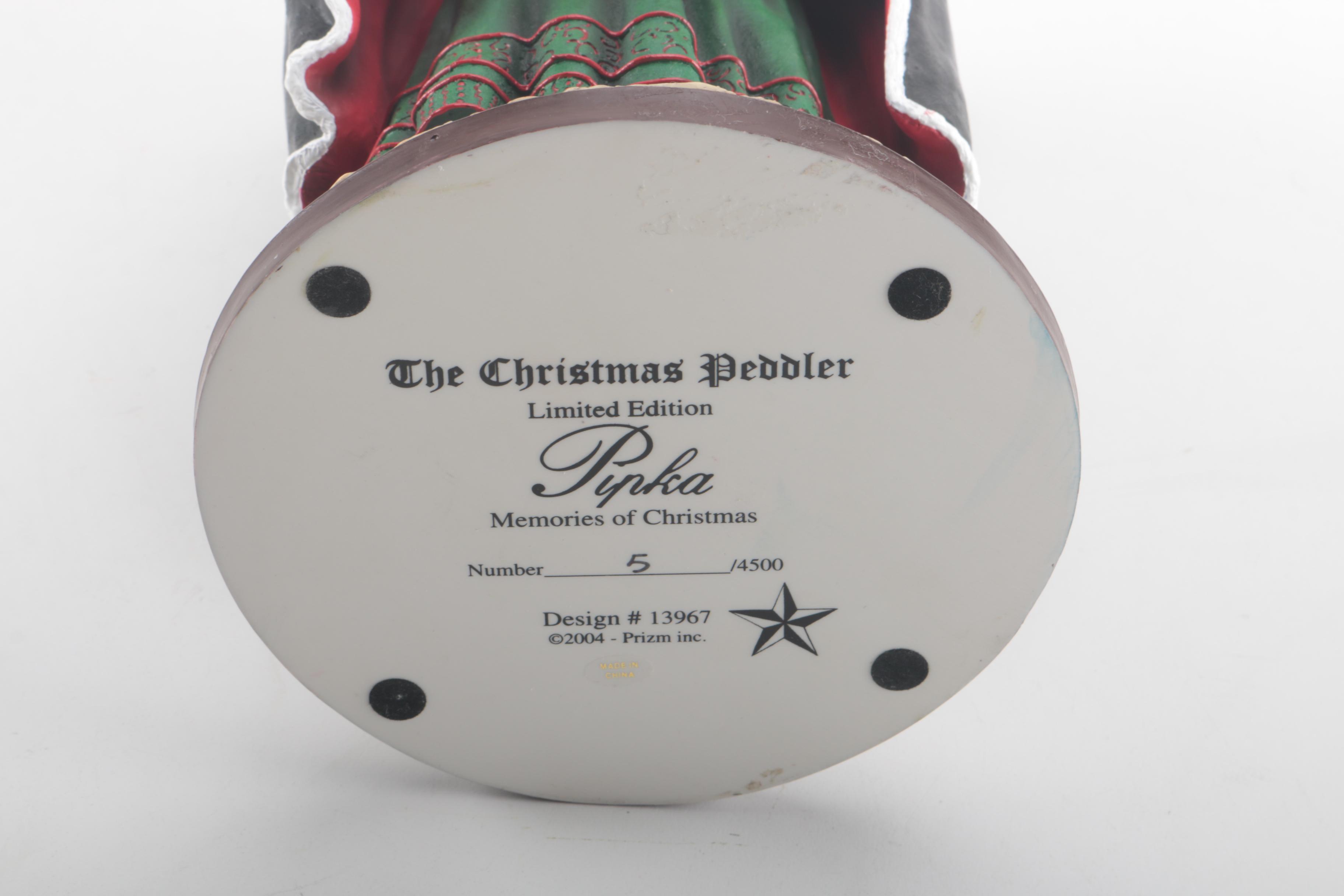 Pipka Santa Figurines Including 1997 "Polish Father Christmas"