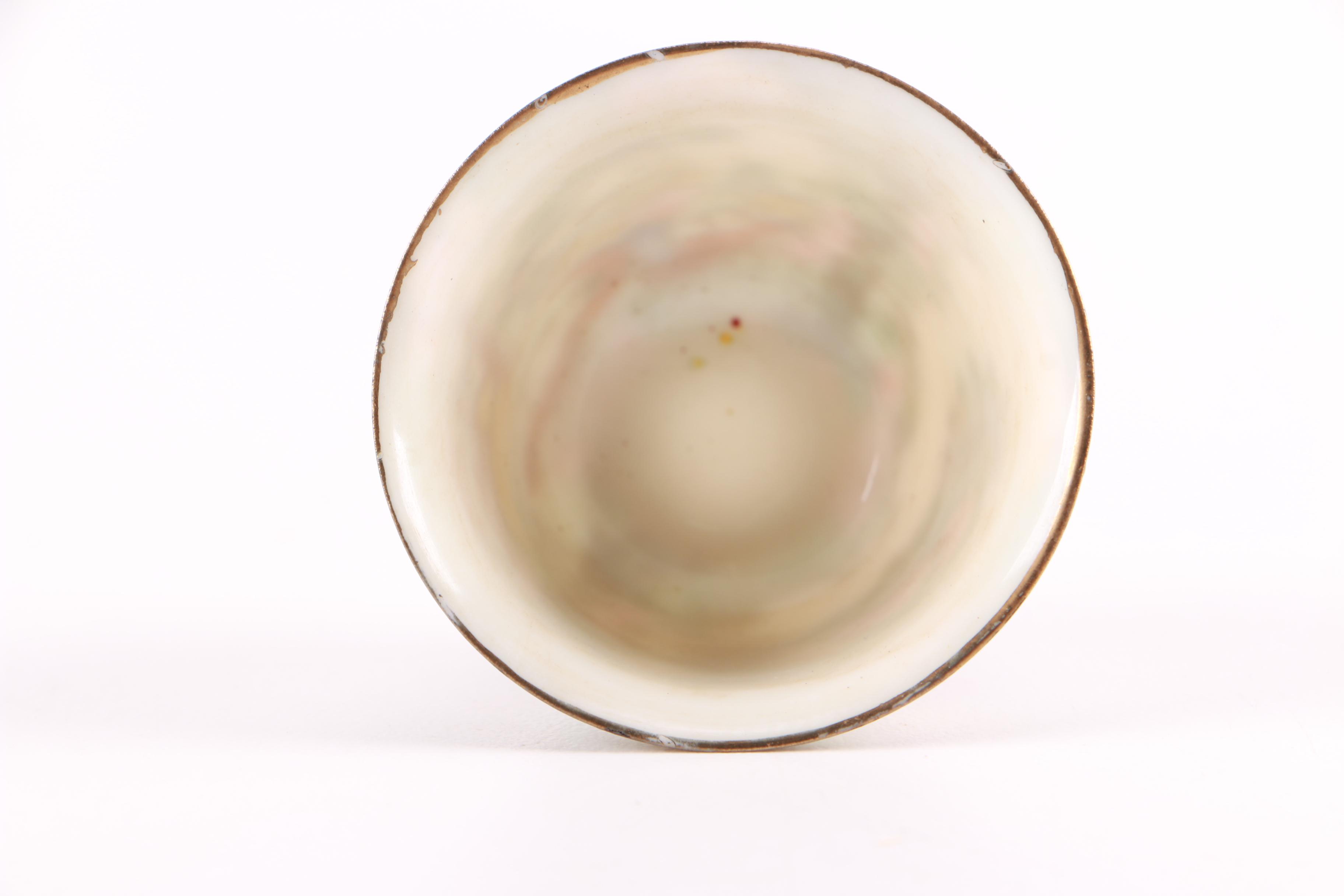 Rose Medallion Porcelain Teacups