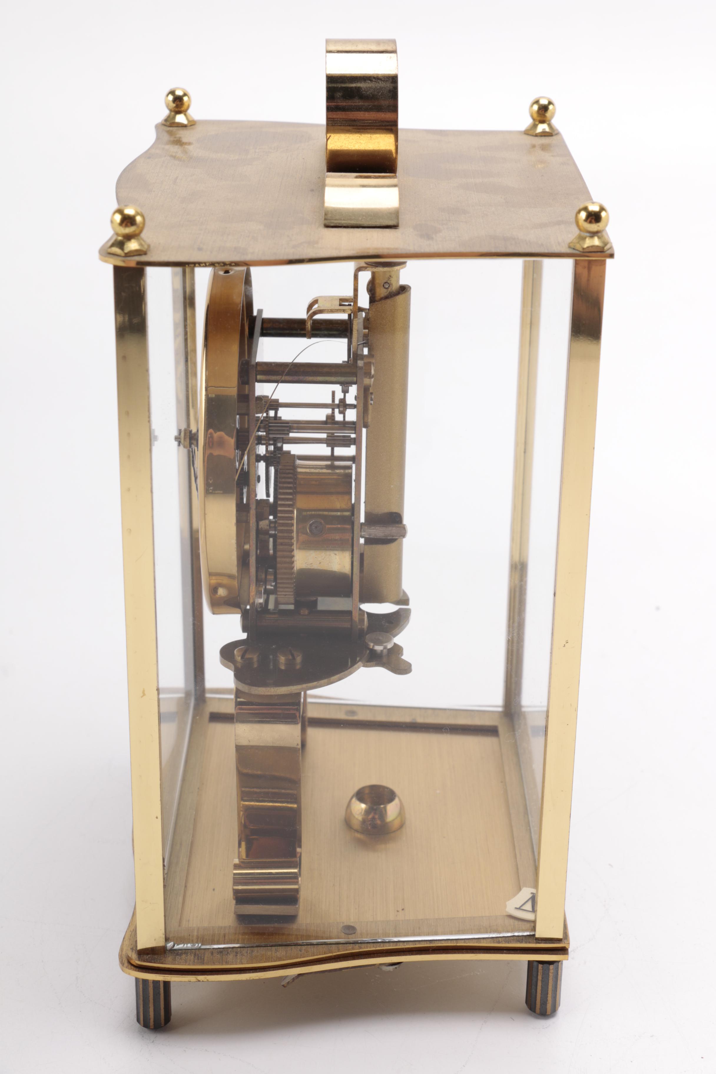 Cold War Era Brass Kieninger and Obergfell Torsion Pendulum Clock