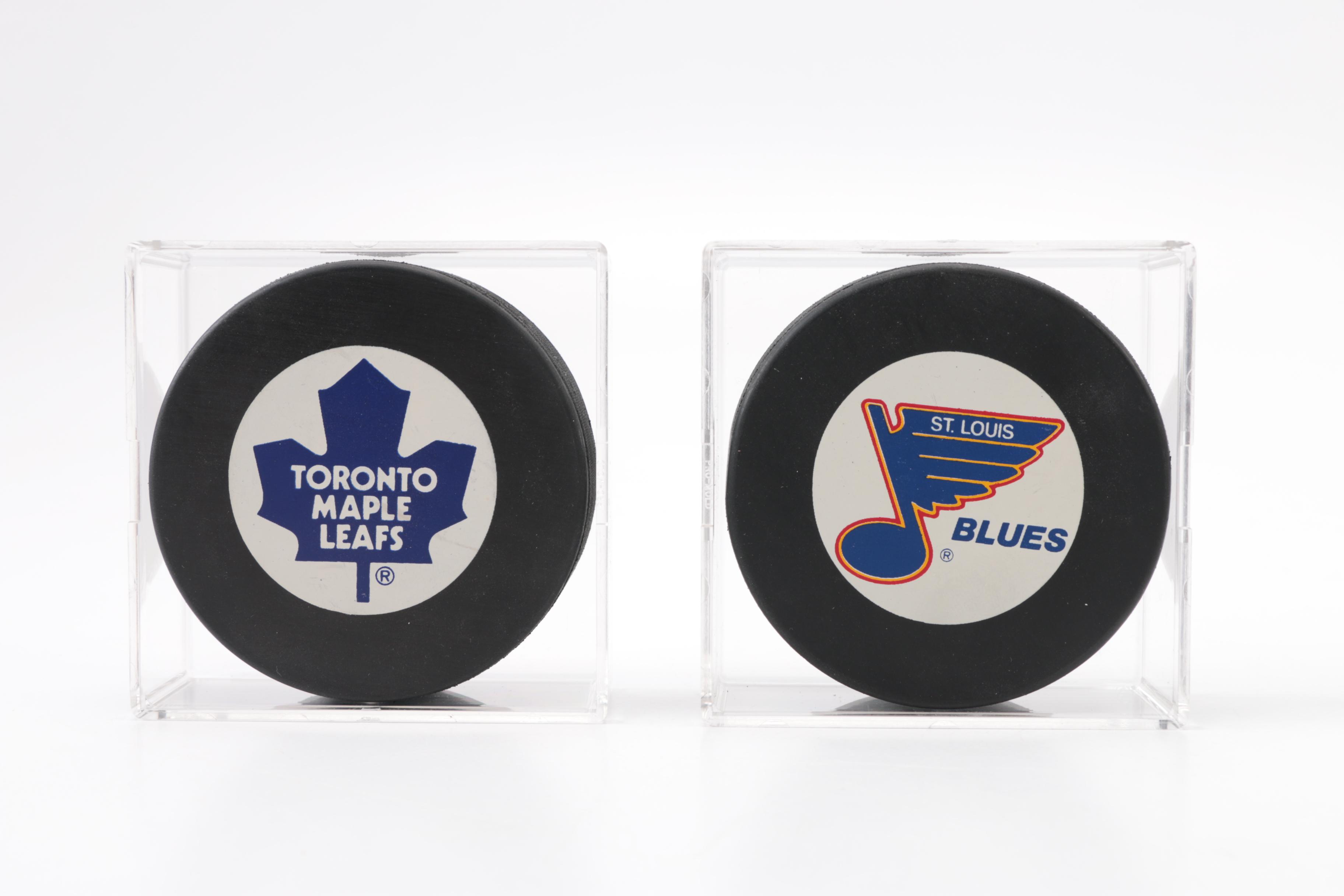 Commemorative Team Hockey Pucks