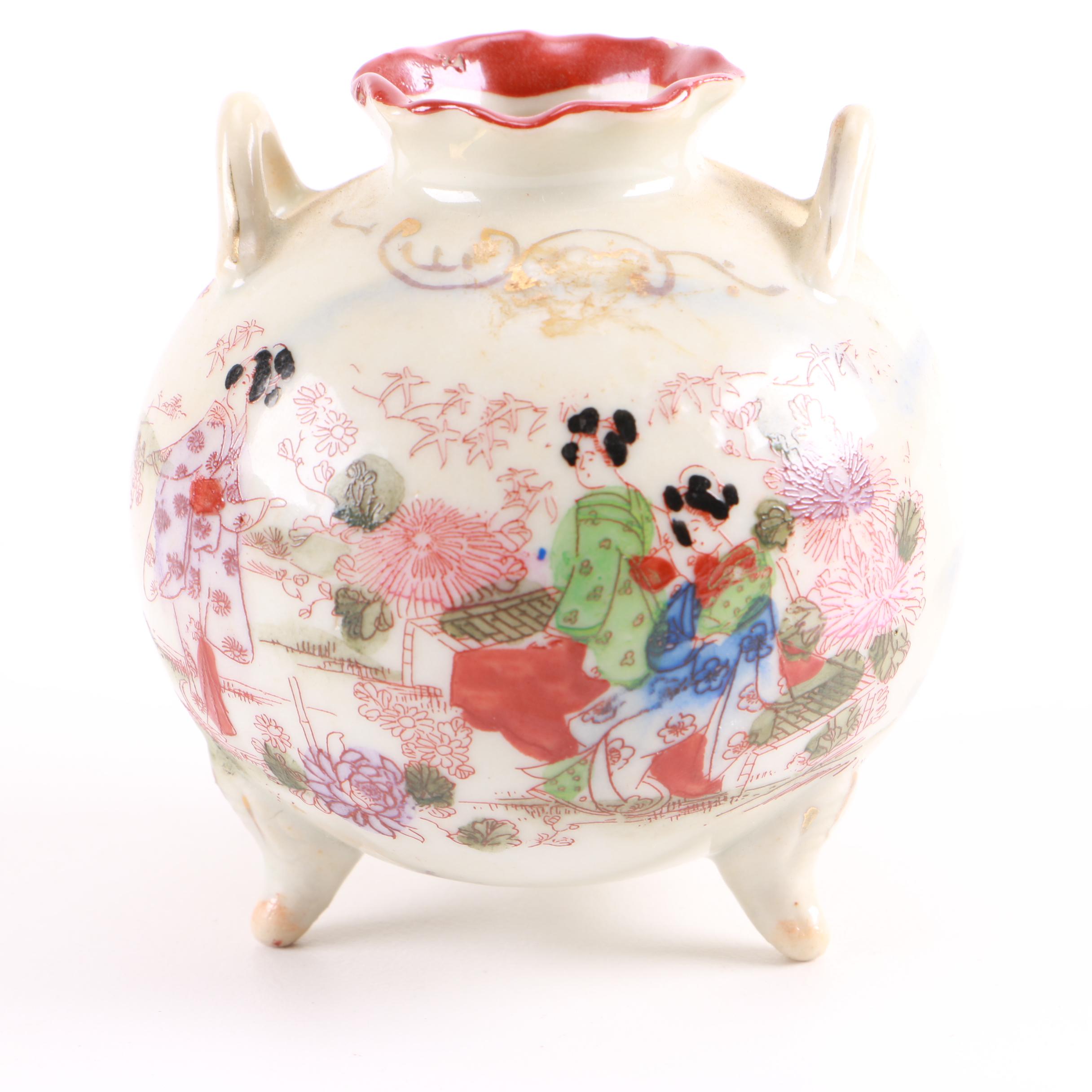 Antique Japanese Porcelain Vase