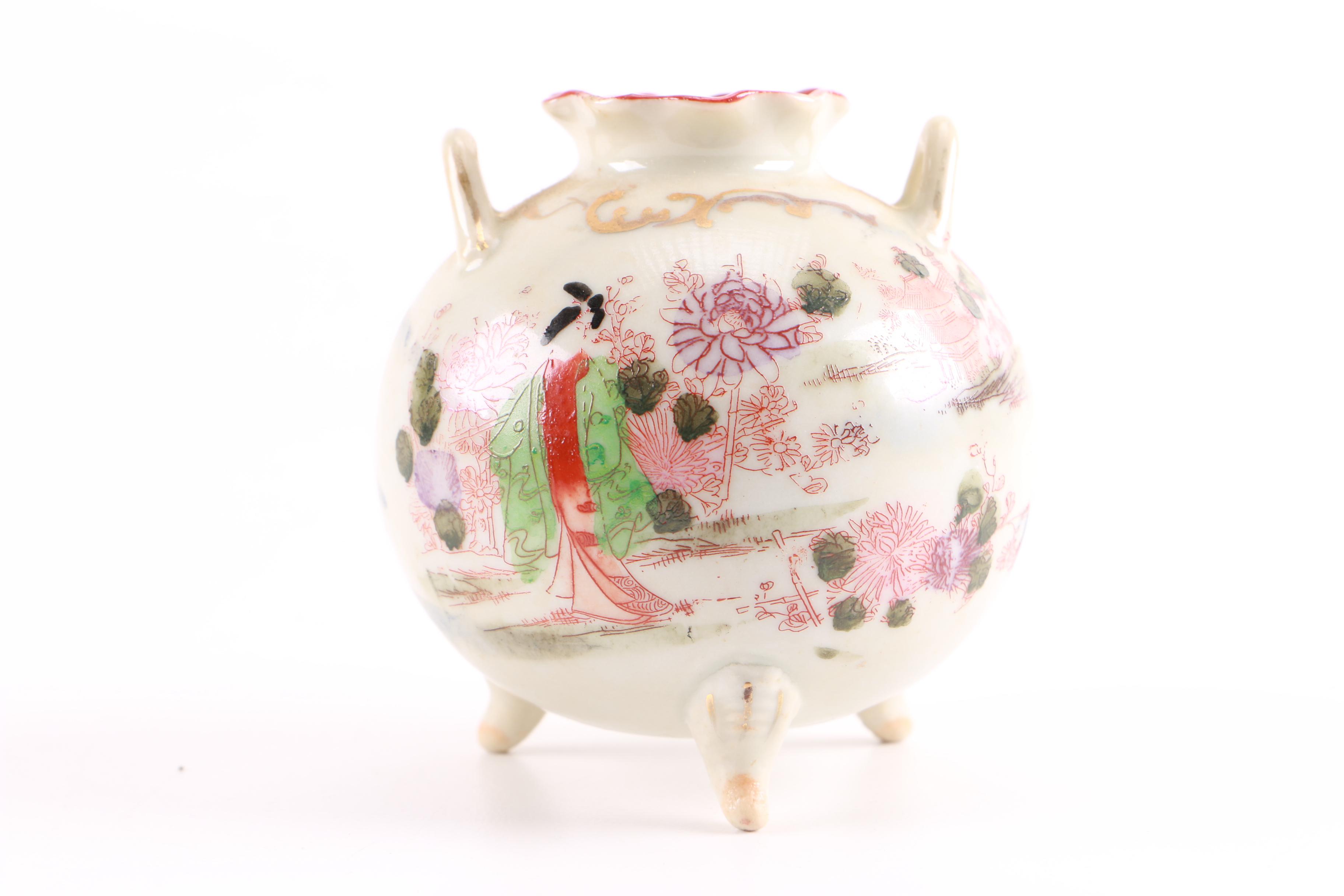 Antique Japanese Porcelain Vase