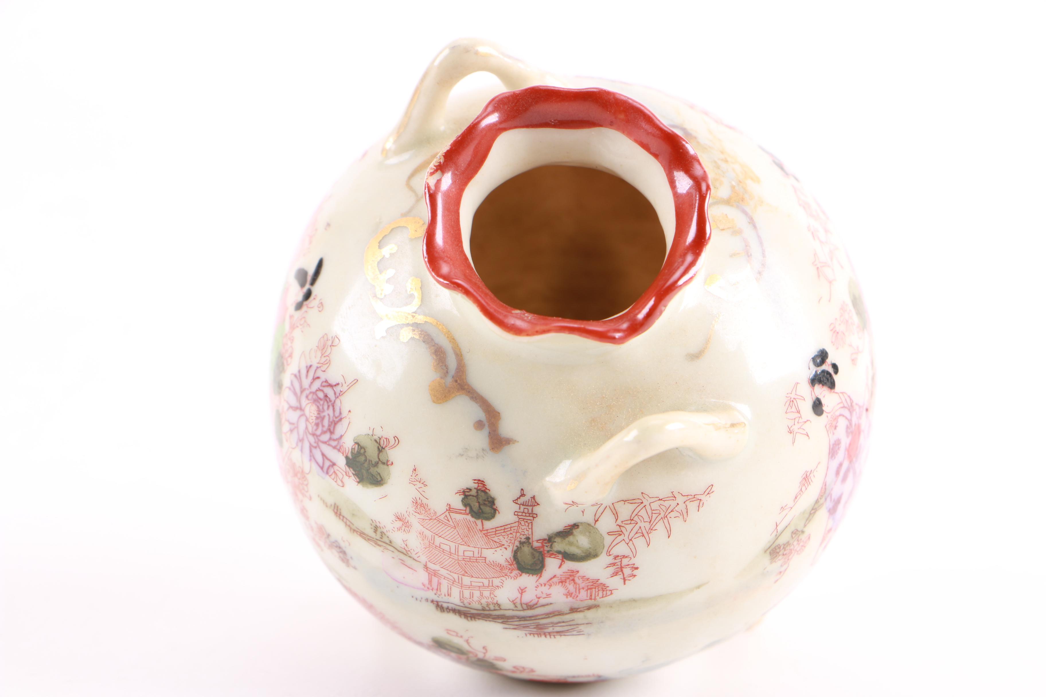 Antique Japanese Porcelain Vase