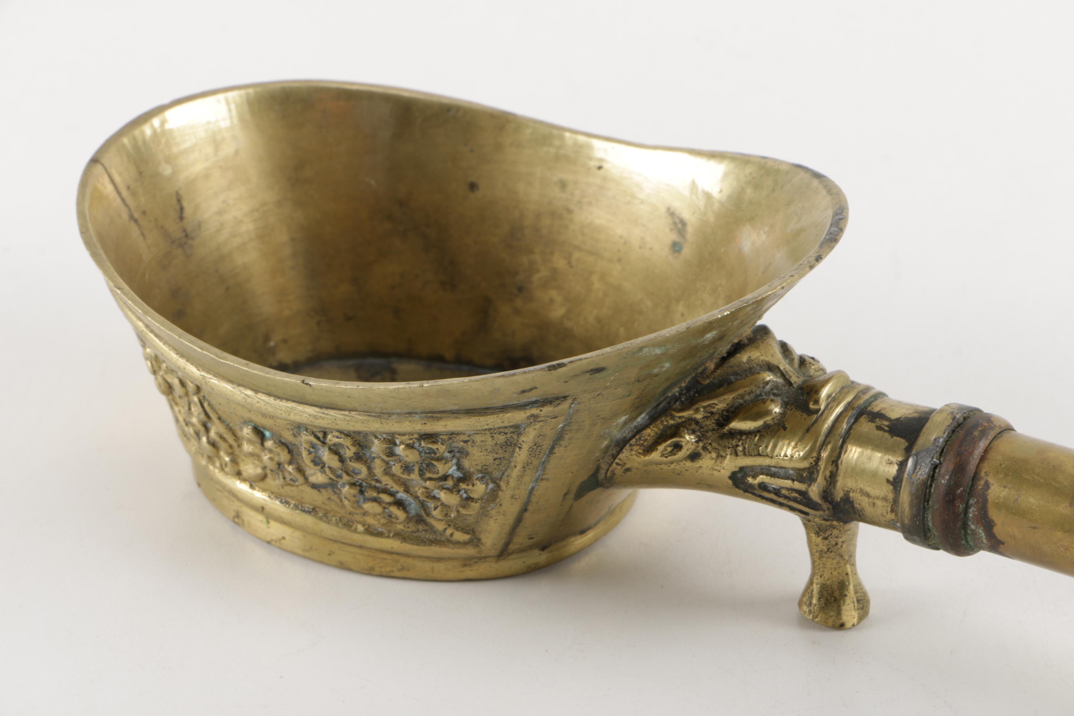 Chinese Brass Silk Iron