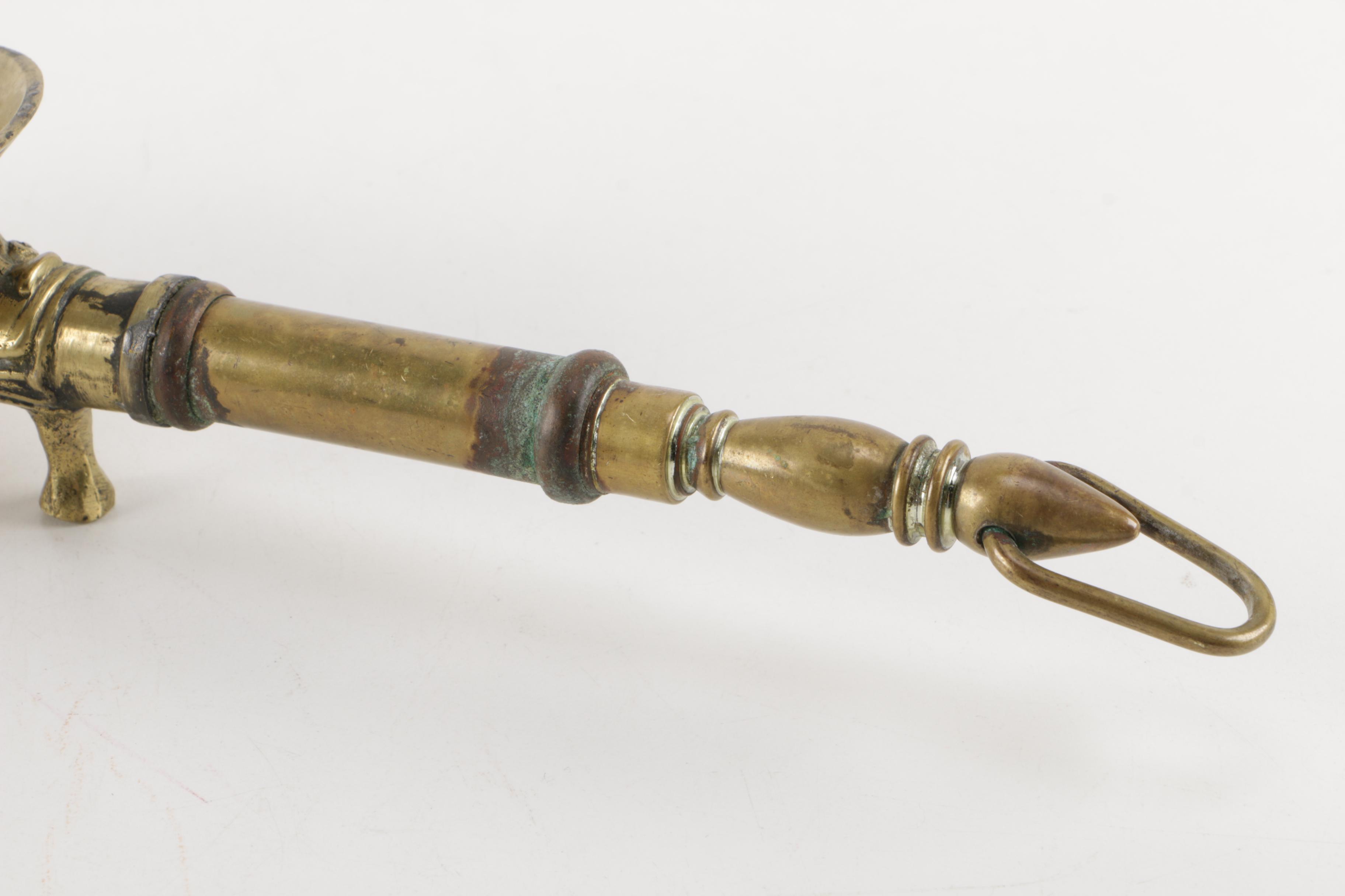 Chinese Brass Silk Iron