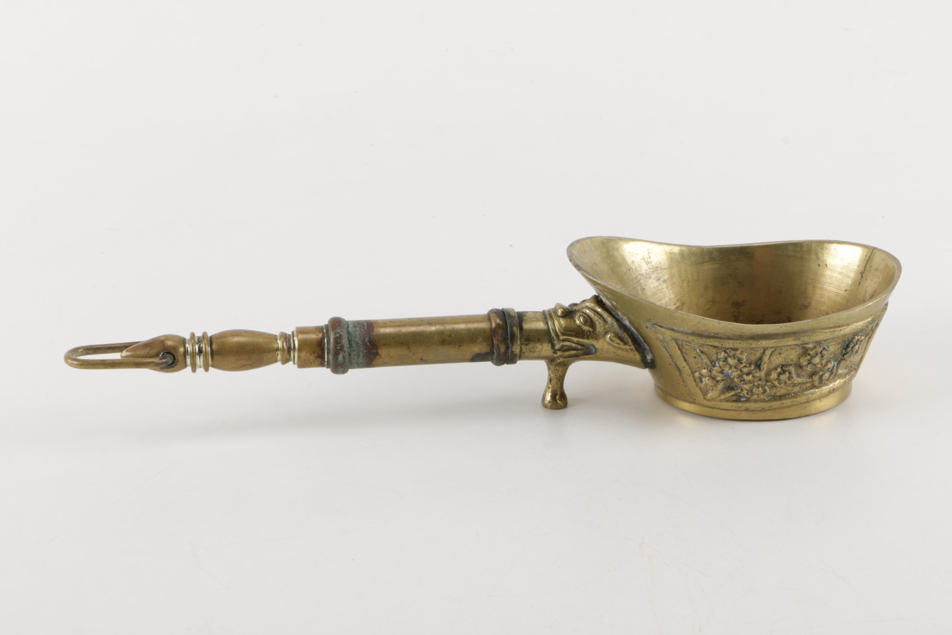 Chinese Brass Silk Iron