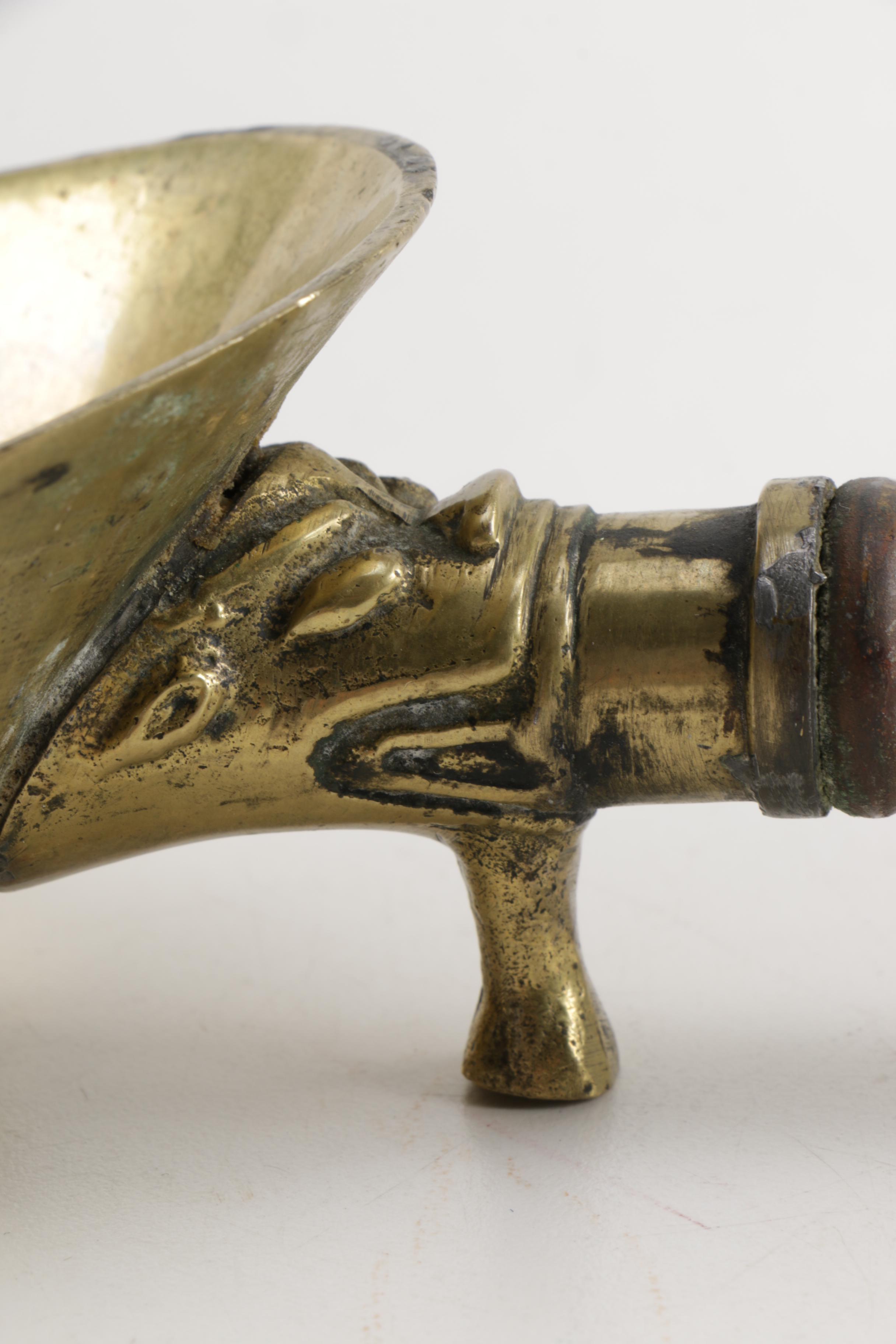 Chinese Brass Silk Iron