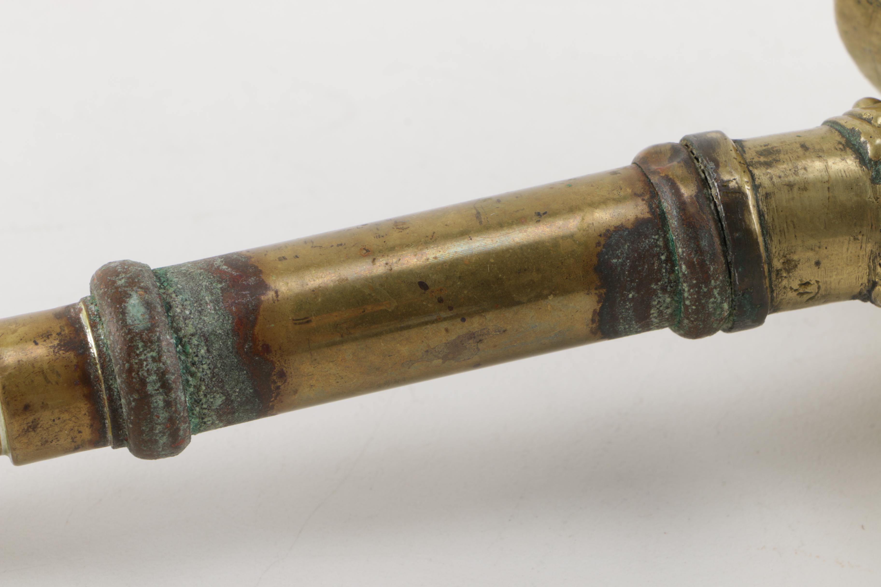 Chinese Brass Silk Iron