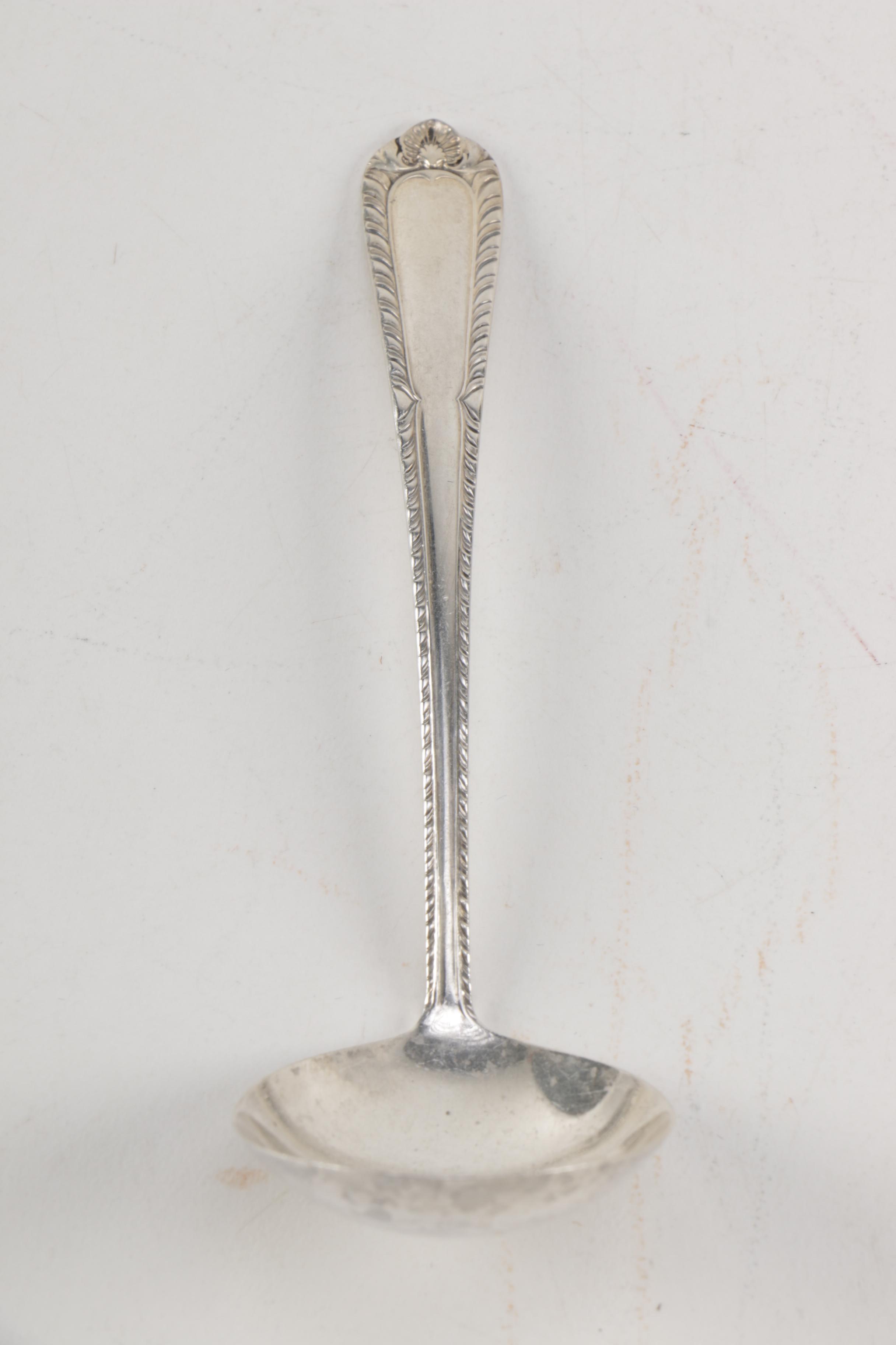 International Silver Co. "Gadroon" Sterling Silver Condiment Ladle