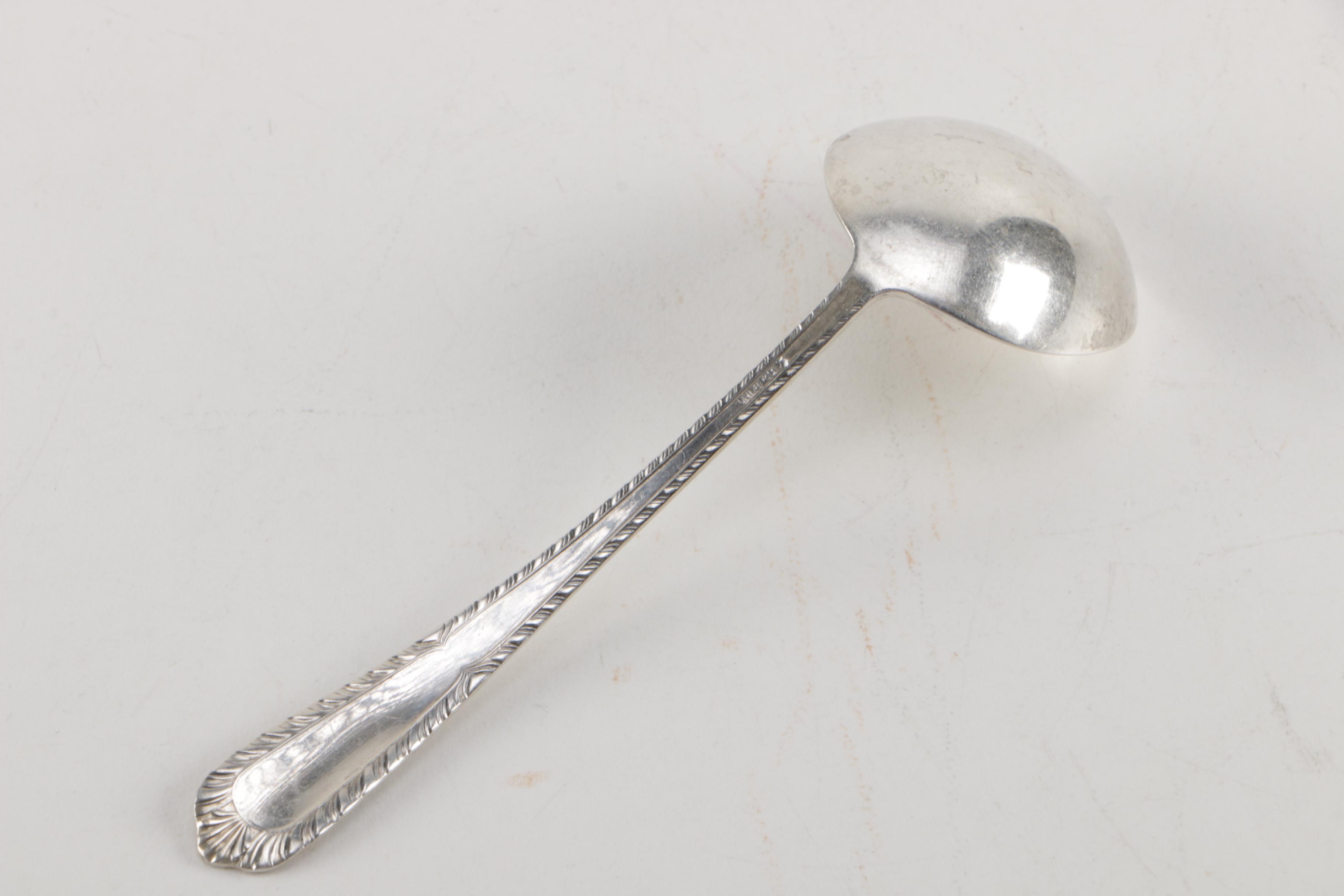 International Silver Co. "Gadroon" Sterling Silver Condiment Ladle