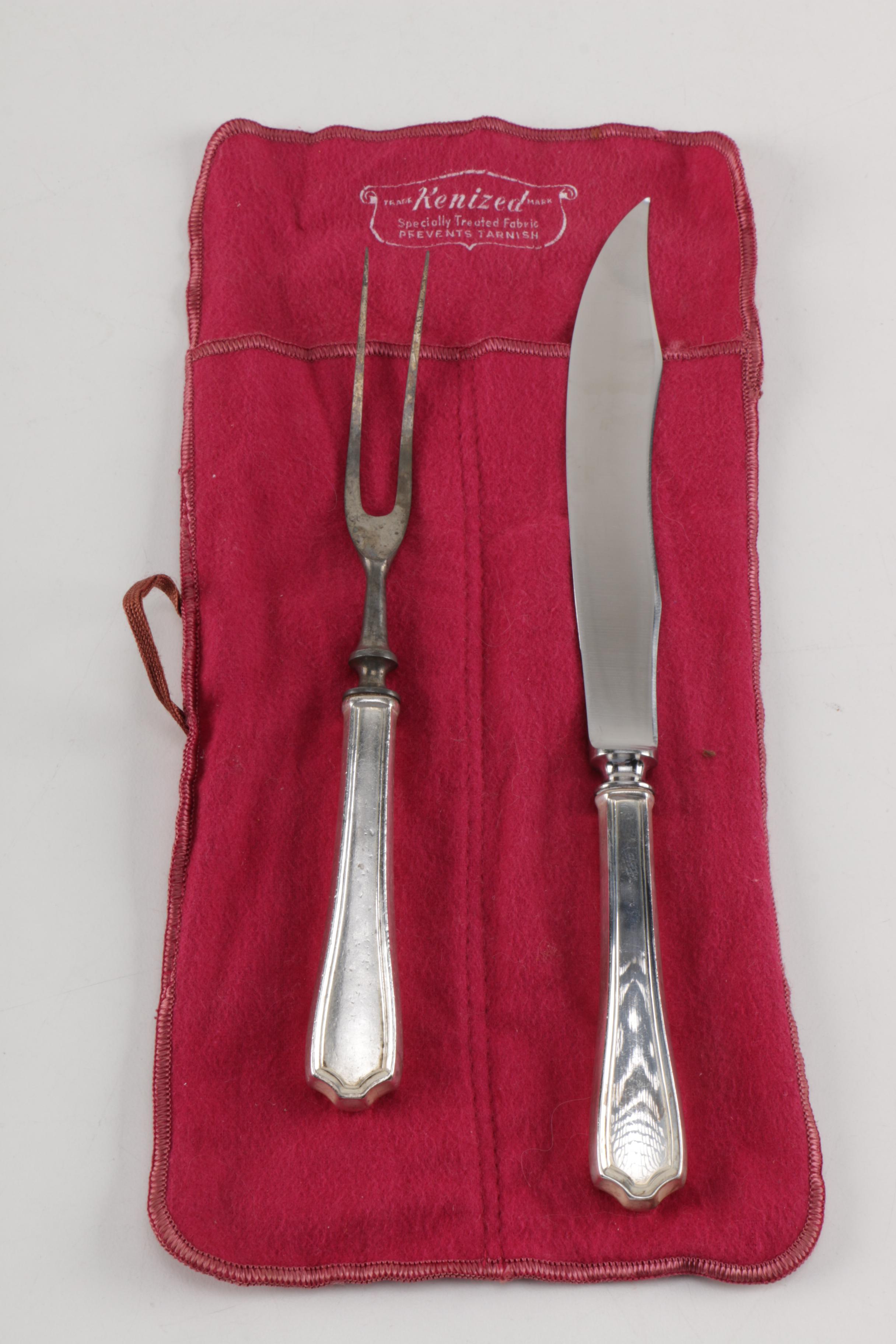 Alvin "Maryland" Sterling Silver Handled Carving Set