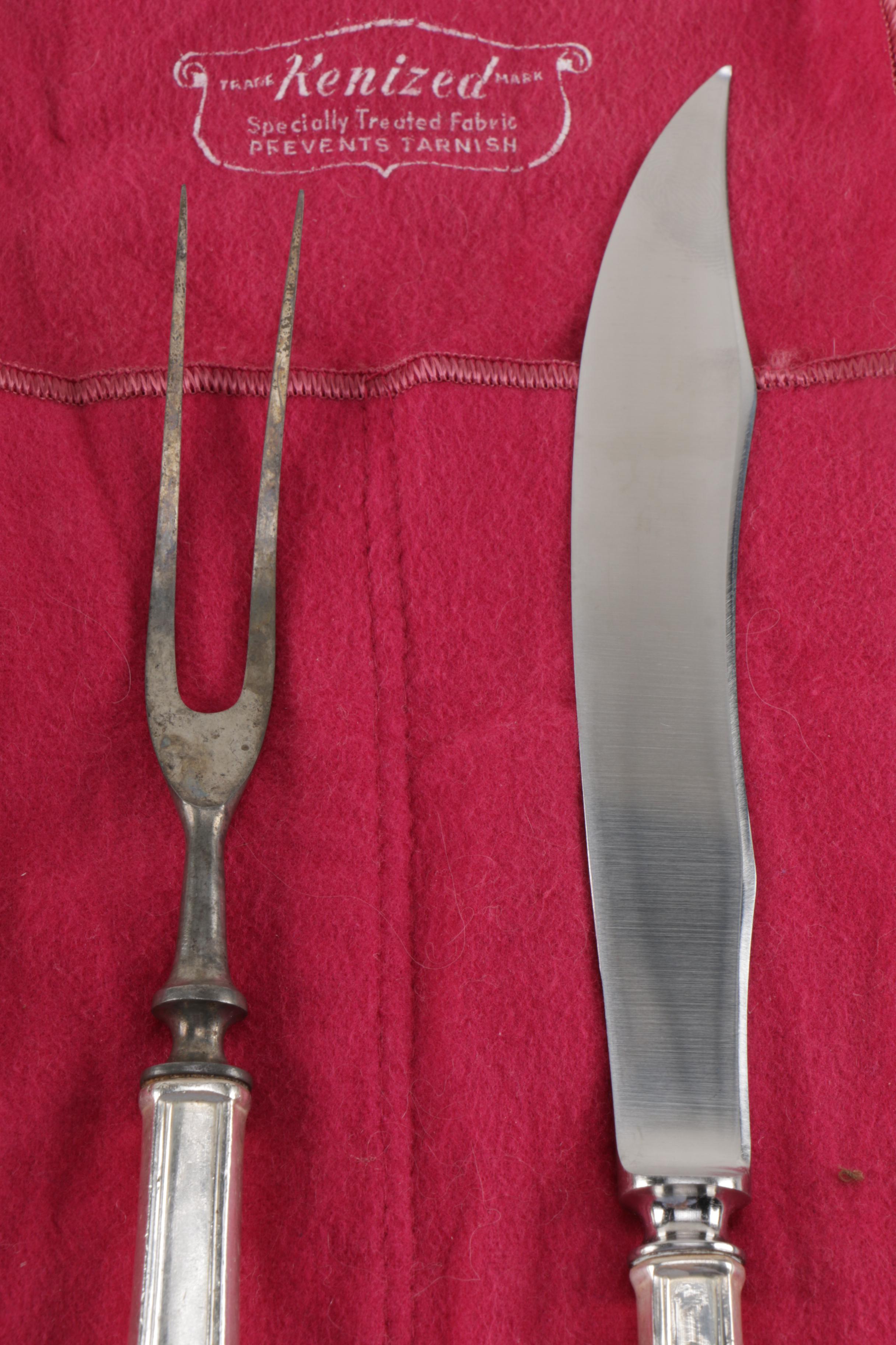 Alvin "Maryland" Sterling Silver Handled Carving Set