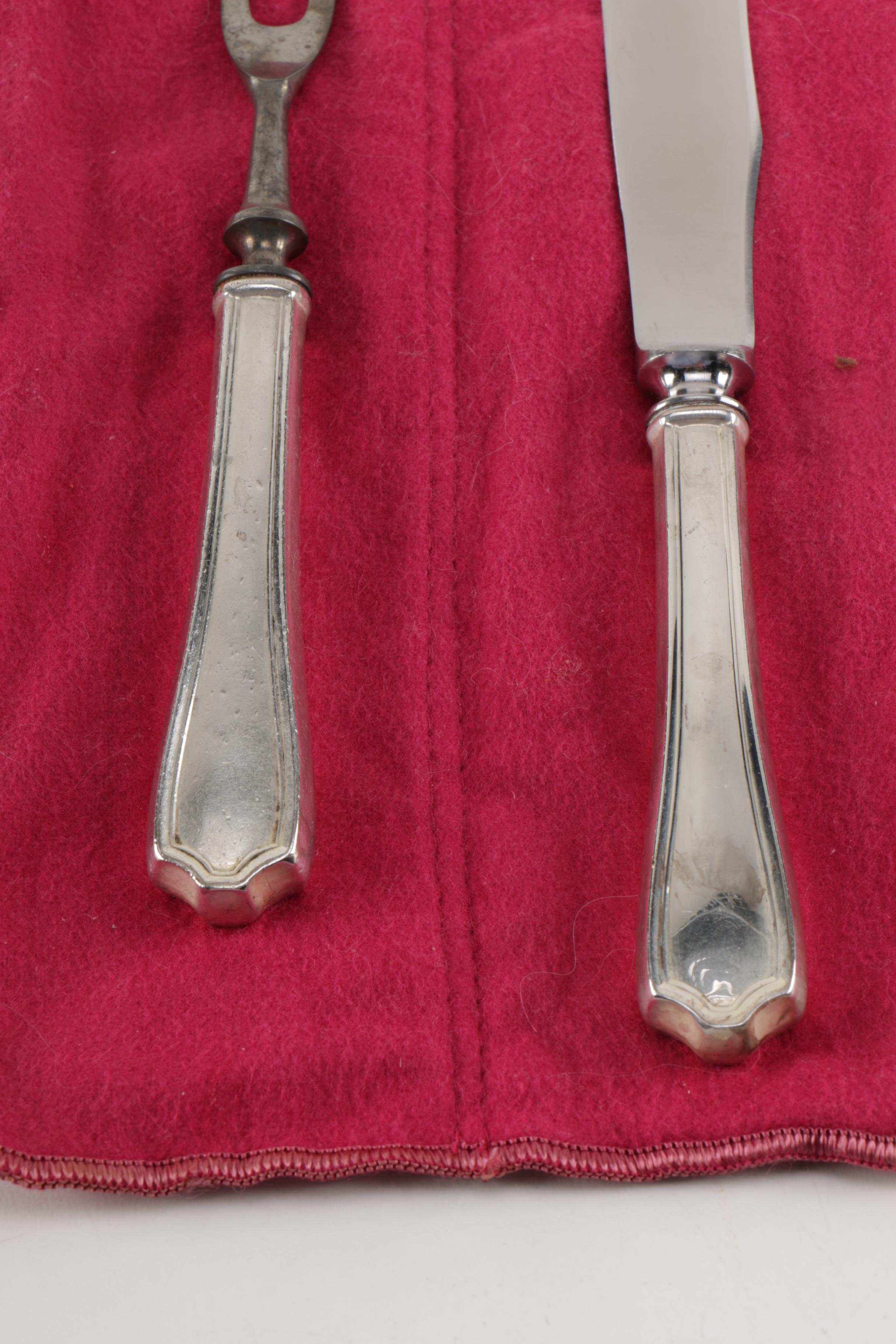 Alvin "Maryland" Sterling Silver Handled Carving Set